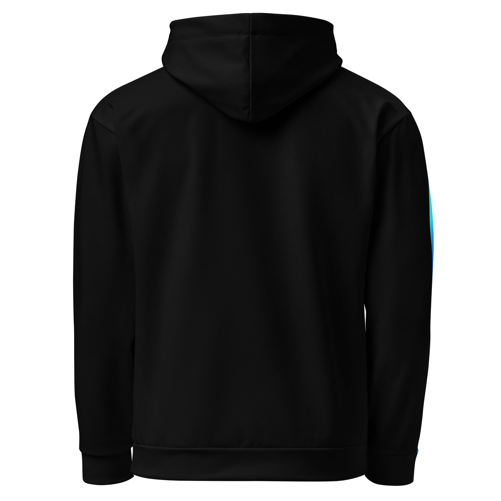 MuscleMem0ry Teal Brushstroke All-Over Hoodie product image (3)