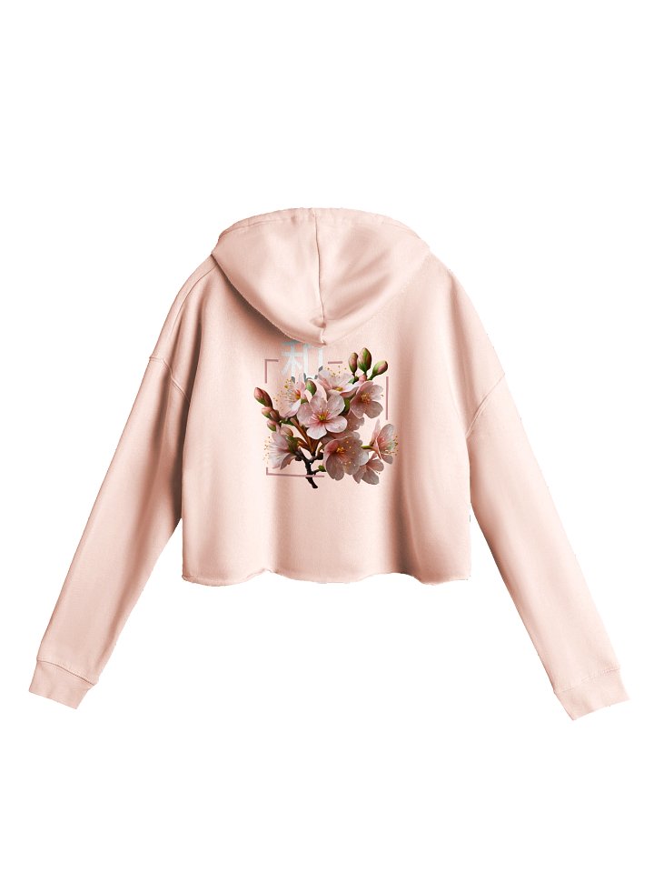 "Peace x Blossom" Crop Hoodie product image (1)