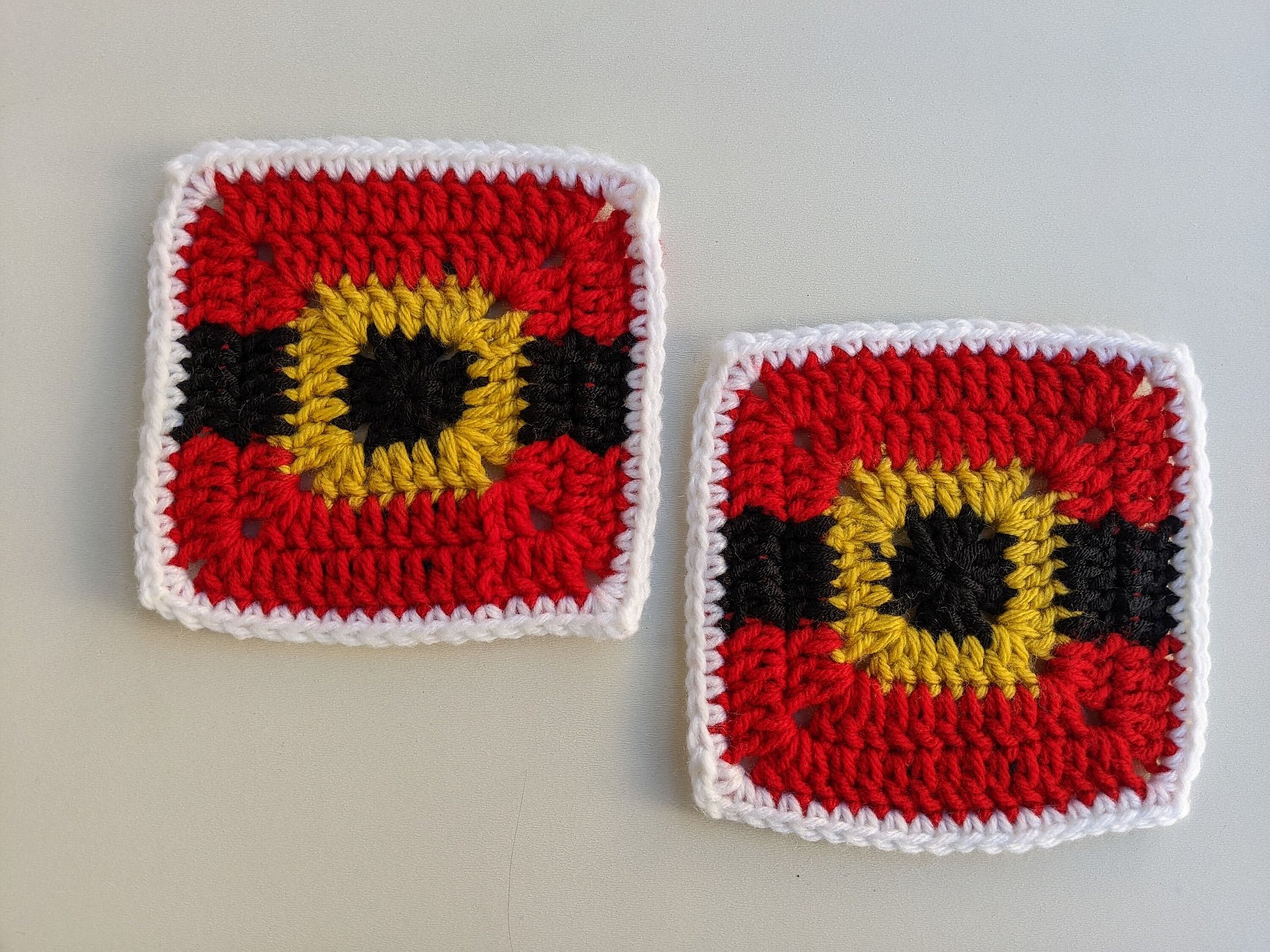 Crochet Santa Belt Granny Square Pattern product image (5)