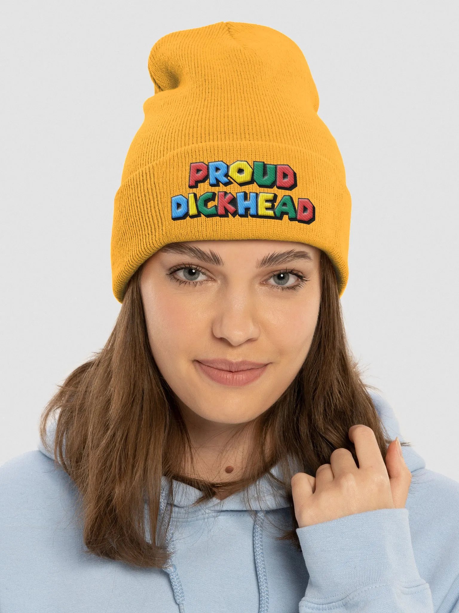 Proud Dickhead Embroidered Beanie product image (4)