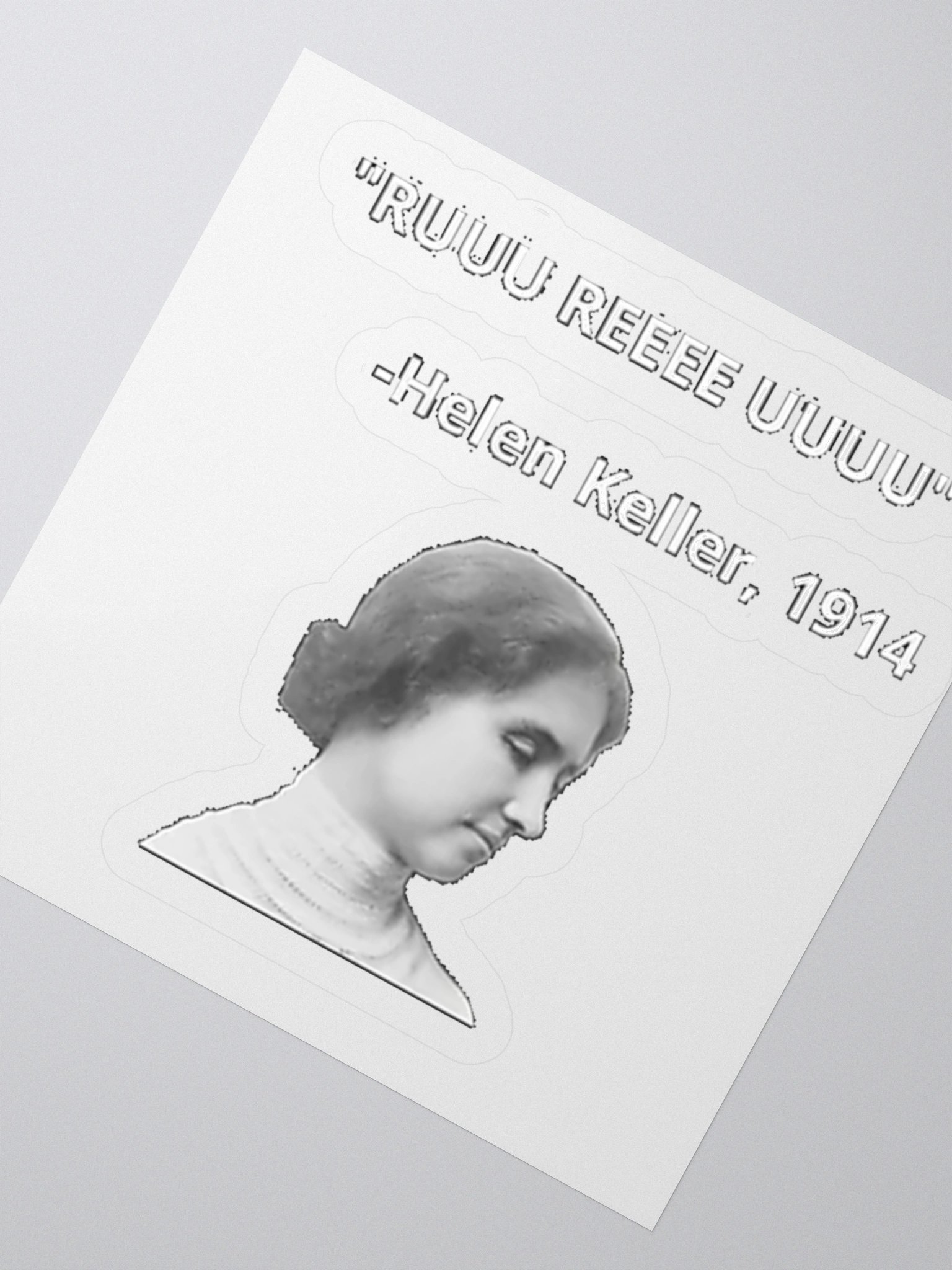 Helen Keller Quote Sticker product image (5)