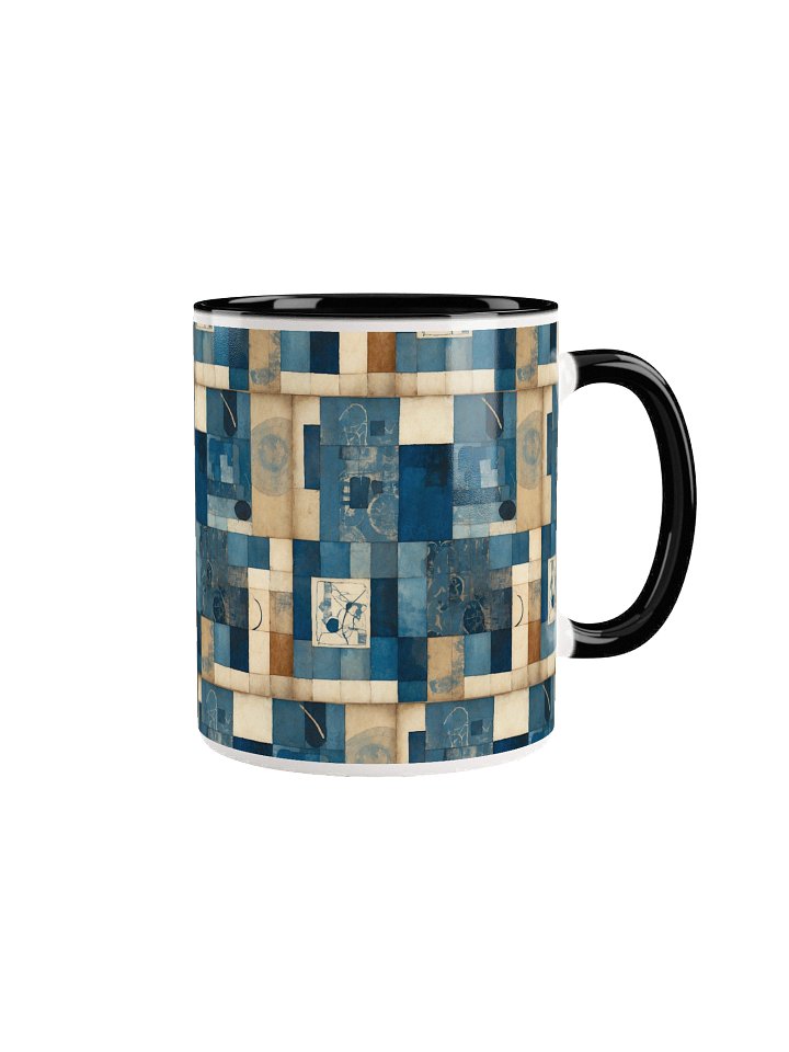 Mosaic Blues Ceramic Mug product image (2)