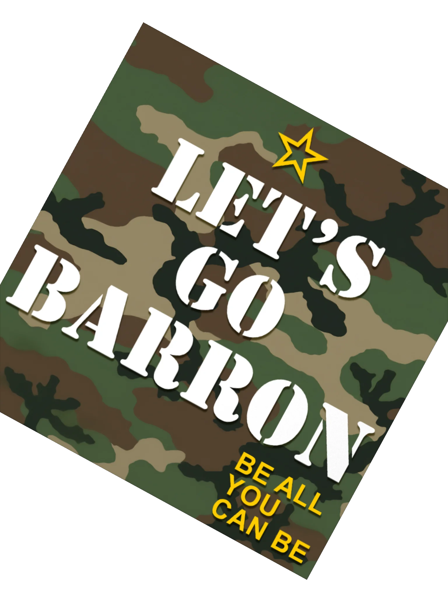 Let's Go Barron Camo Sticker product image (6)