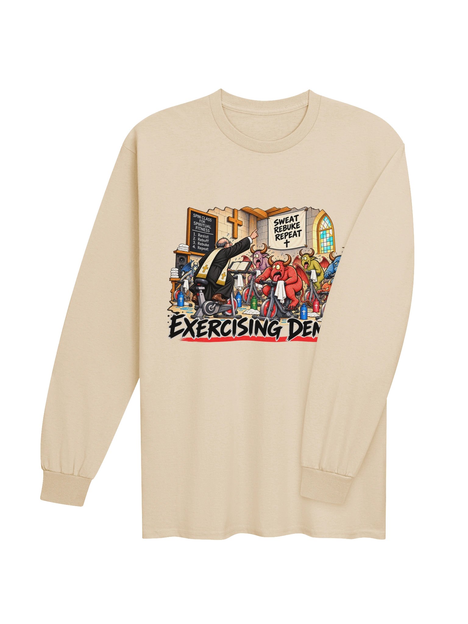 Exercising Demons Long Sleeve Tee product image (4)