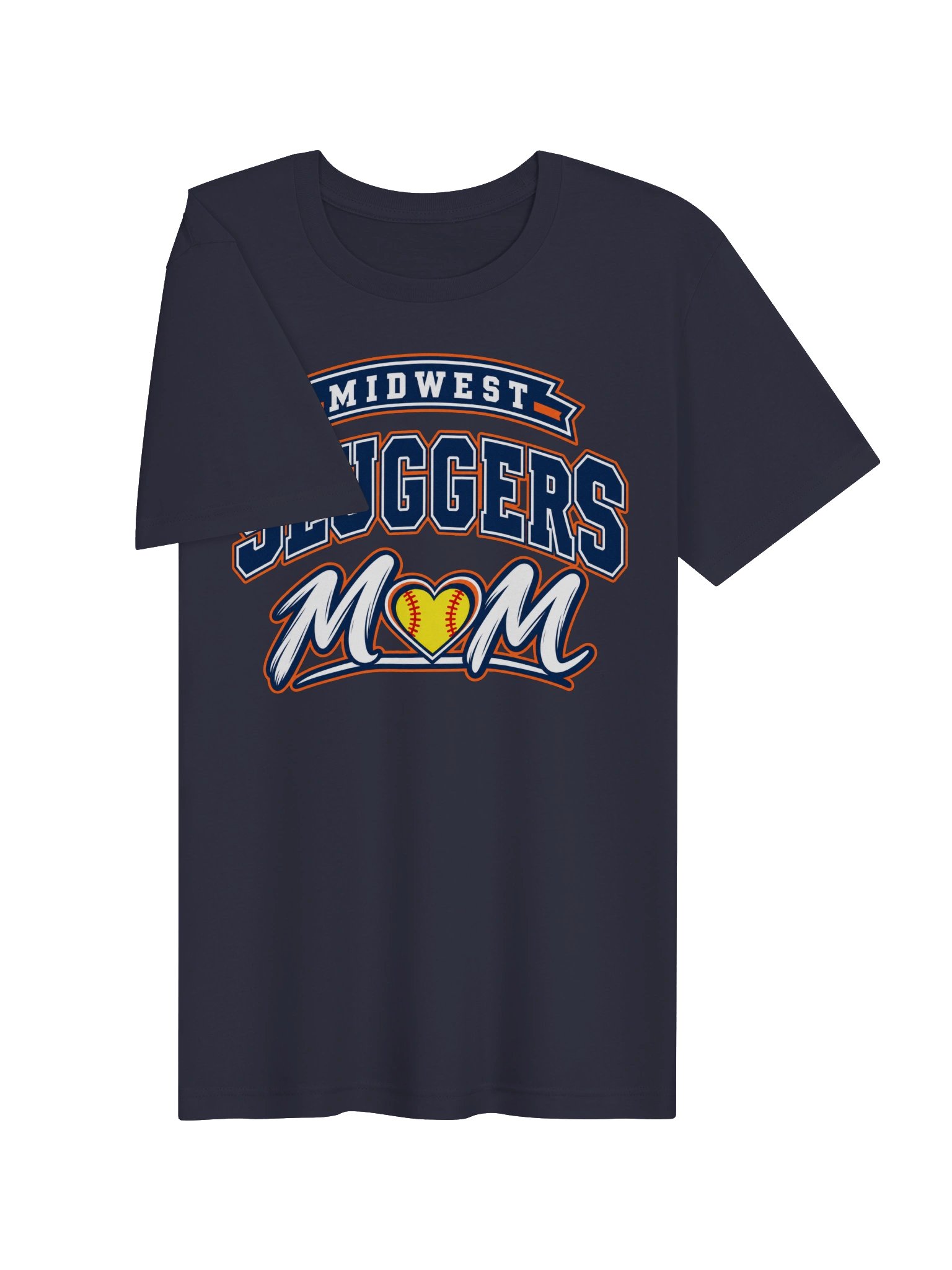 Sluggers Mom Collegiate Style Unisex Supersoft Tee product image (33)