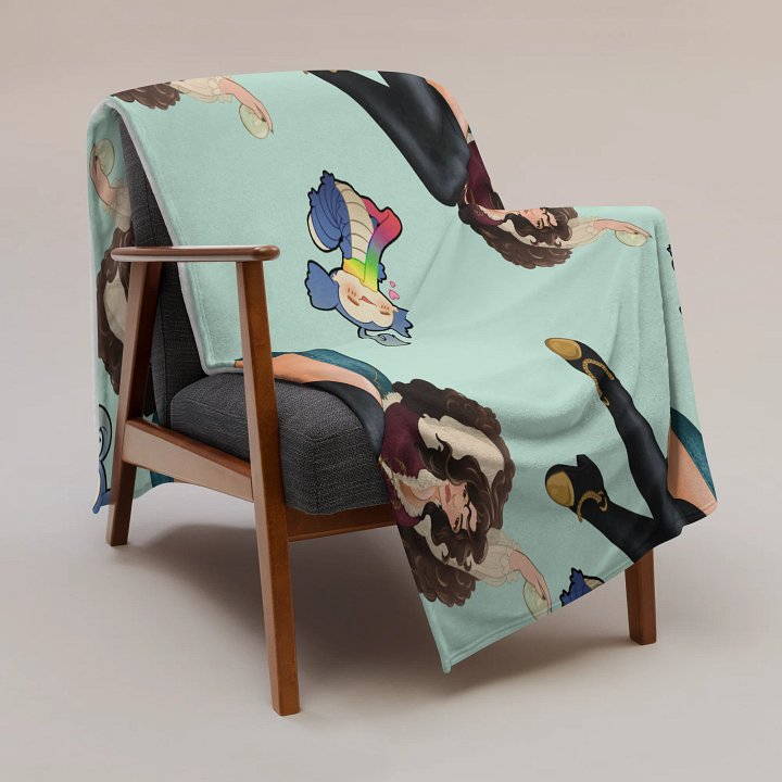 Goblin Queen Dreams Throw Blanket product image (2)