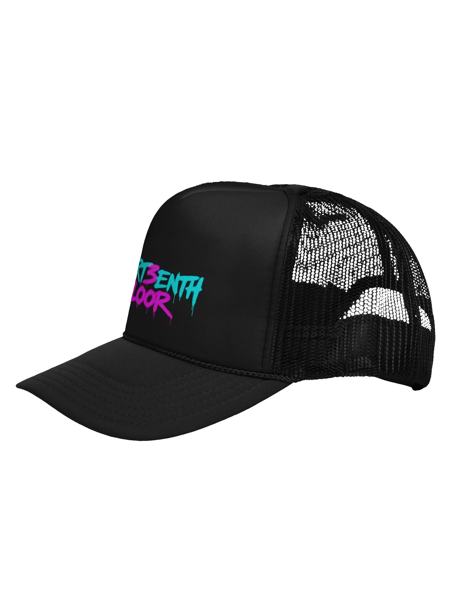 TH1RT3ENTH FLOOR Neon Drip Trucker Hat product image (3)