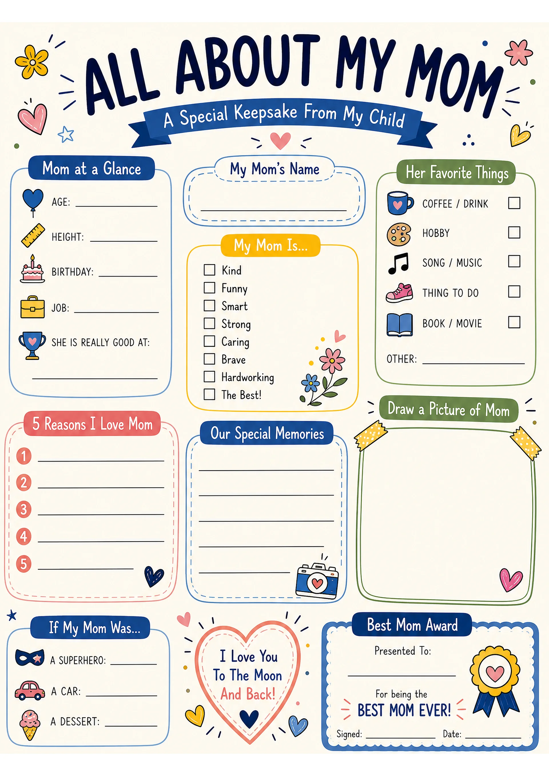 Complete Family Keepsake Printable Bundle product image (5)