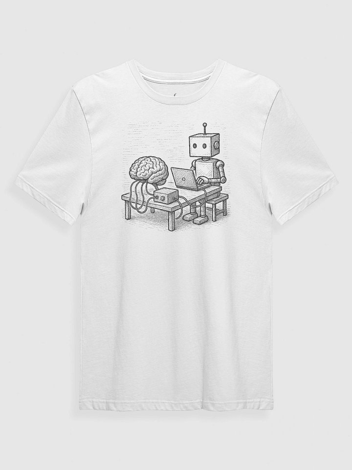 Claim Your Signal, Brain Circuitry - White Tee product image (1)