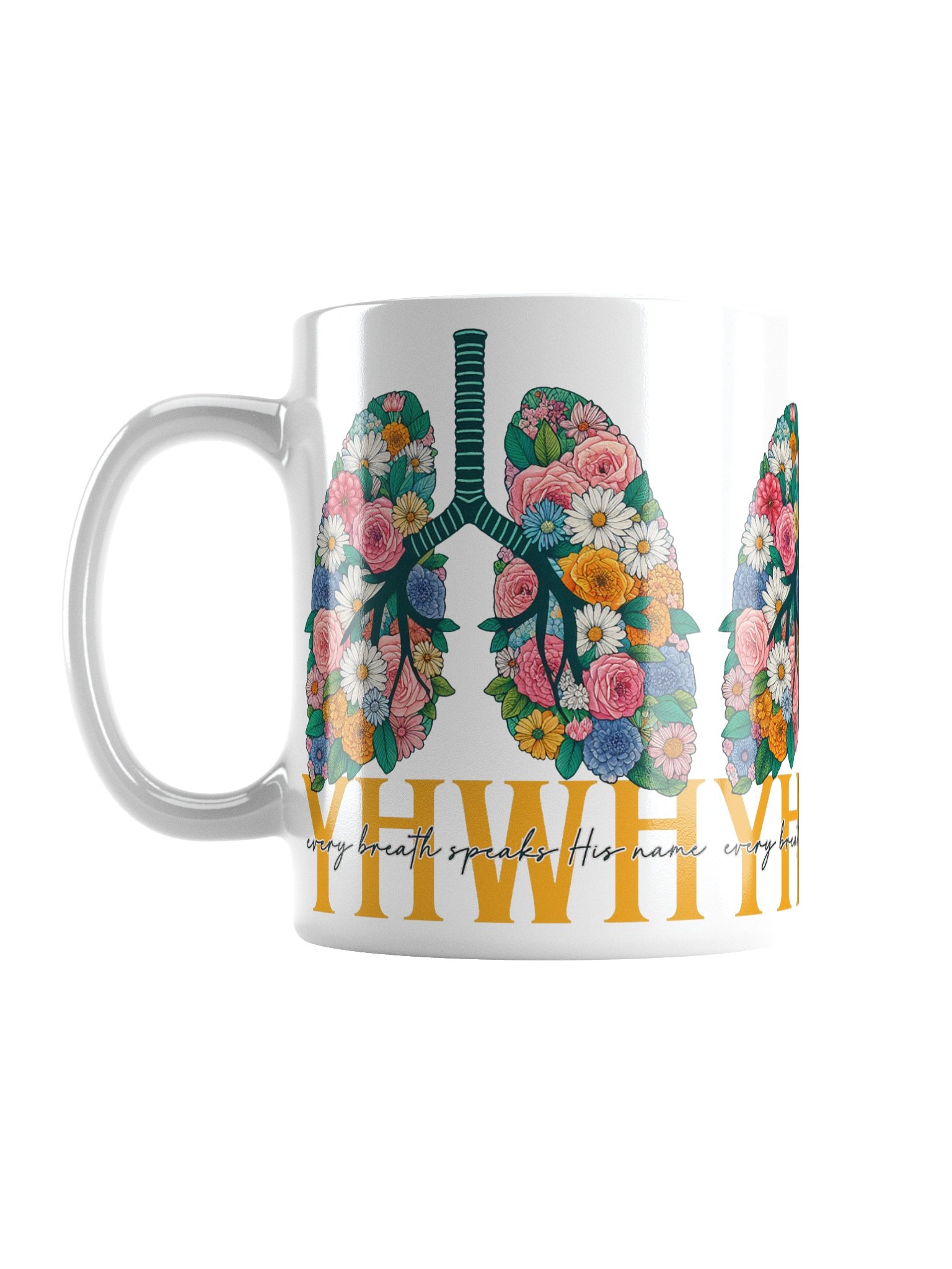 YHWH Floral Mug product image (2)