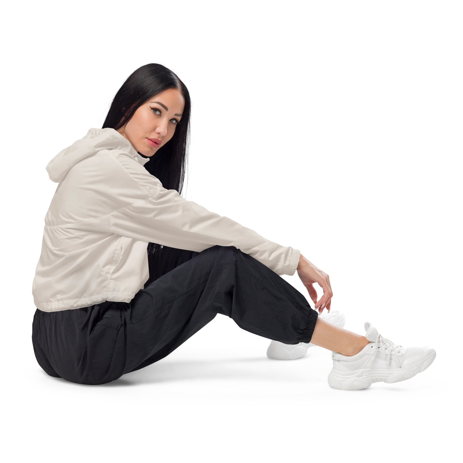 Women's Cropped Windbreaker WCFB0125 product image (3)