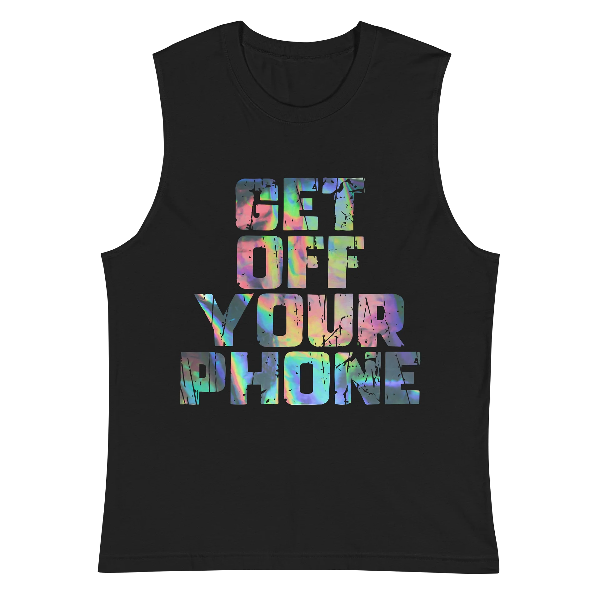Get Off Your Phone Muscle Tank product image (3)
