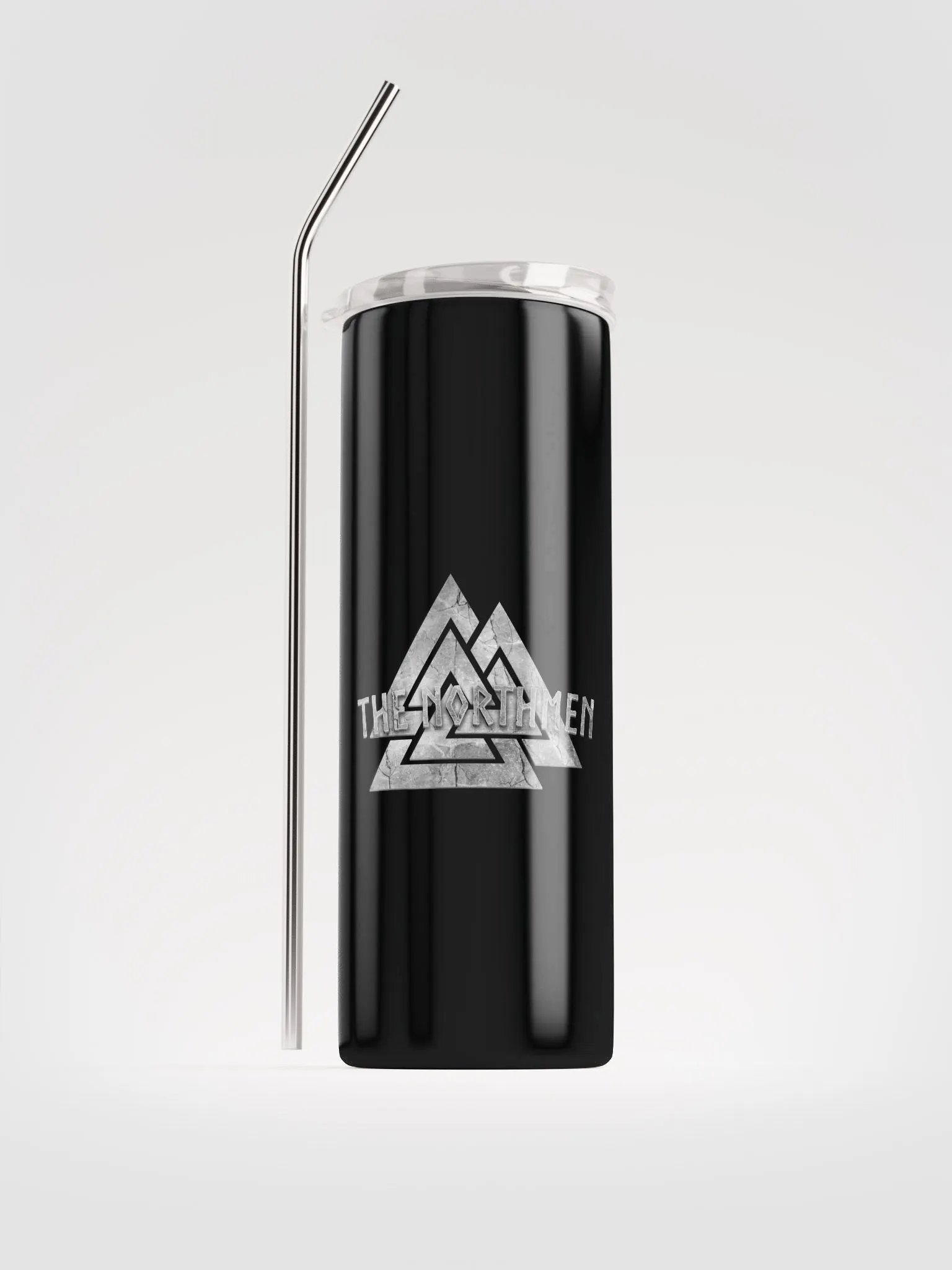 The Northmen Valknut - Grey - Steel Tumbler product image (1)
