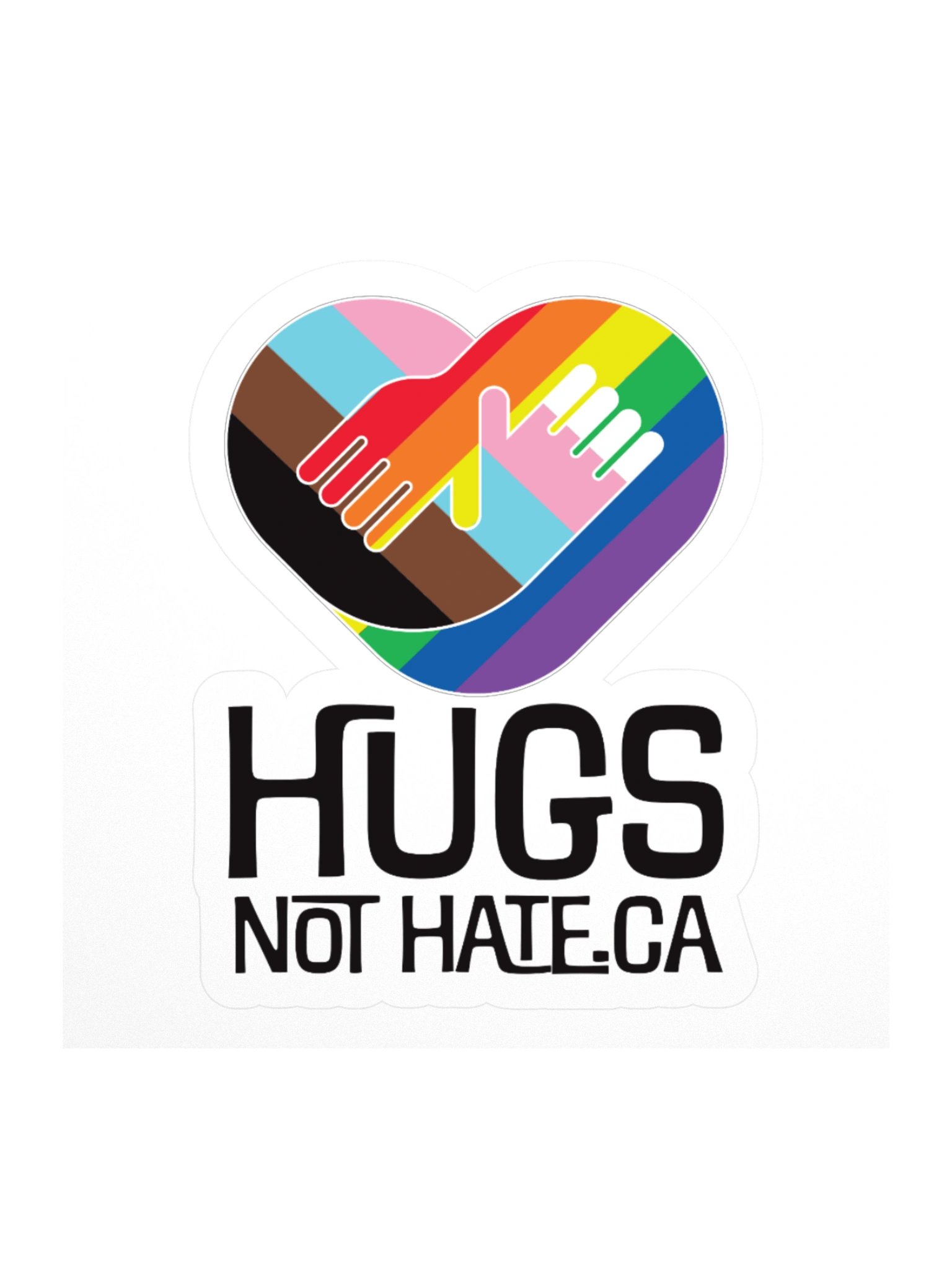 Hugs Not Hate Sticker product image (1)