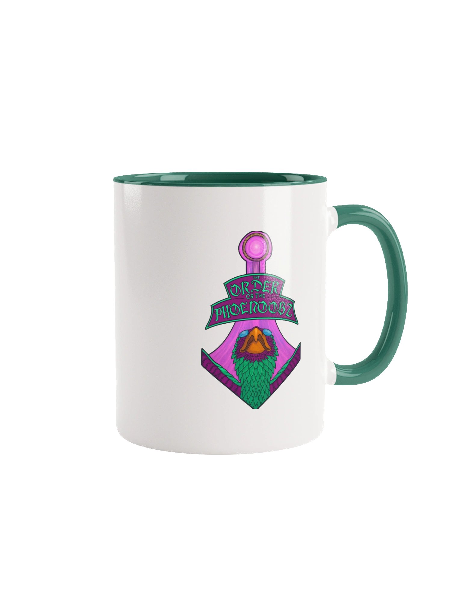 The Order of the Phoenoobz Team Ceramic Mug with Color Inside product image (4)