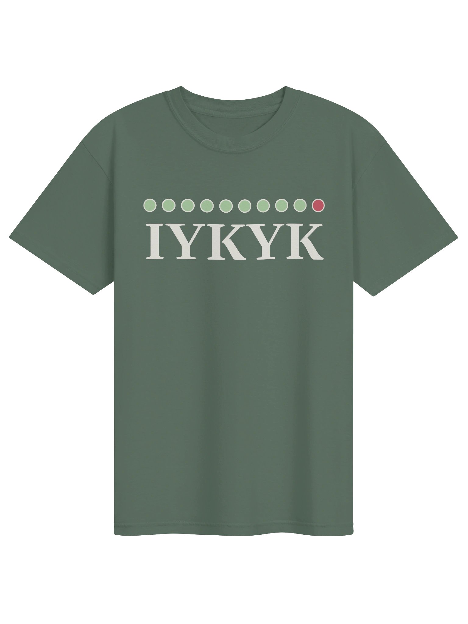 IYKYK Tee, Green product image (1)