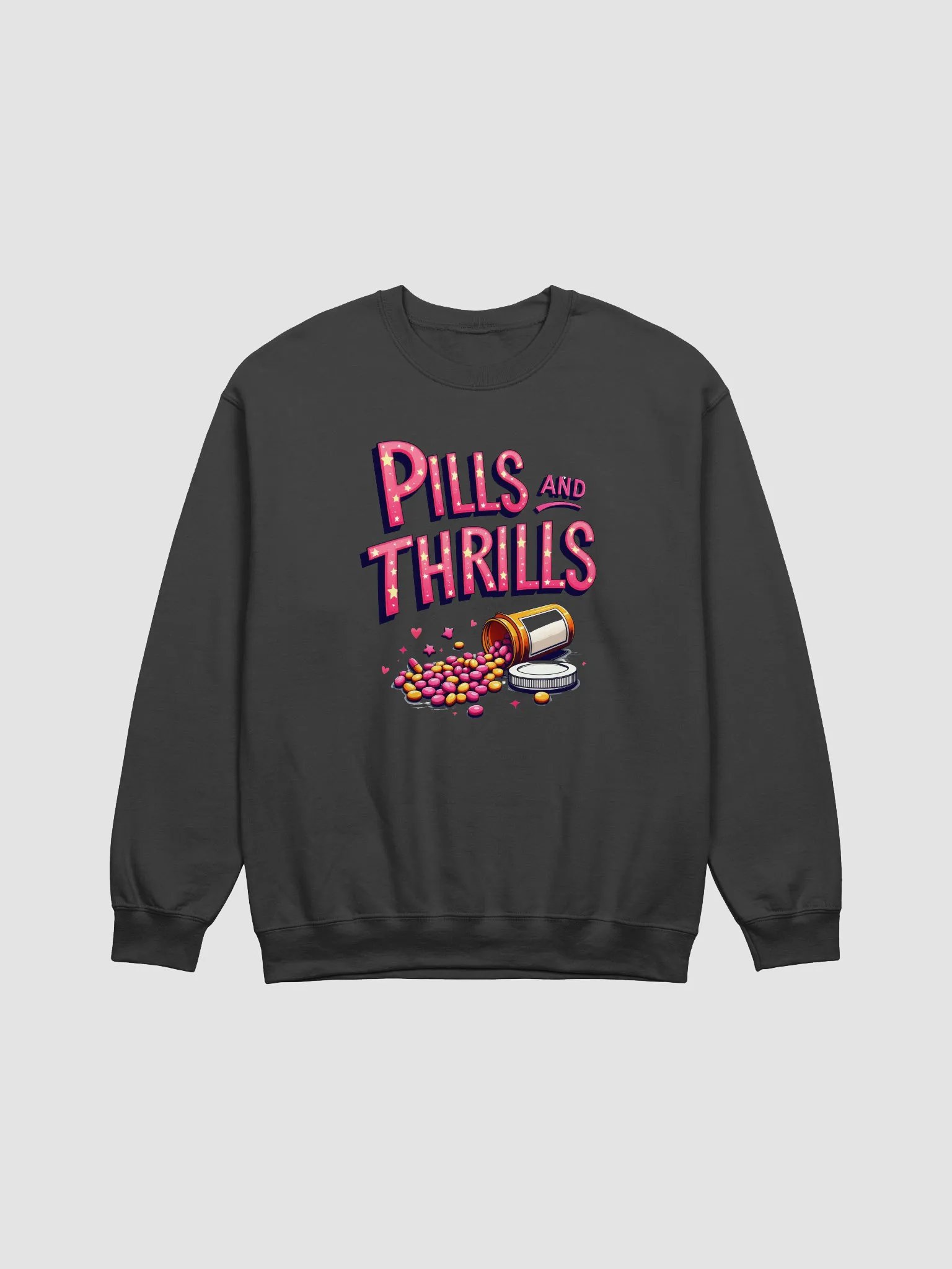 Pills and Thrills Crewneck Sweatshirt product image (4)