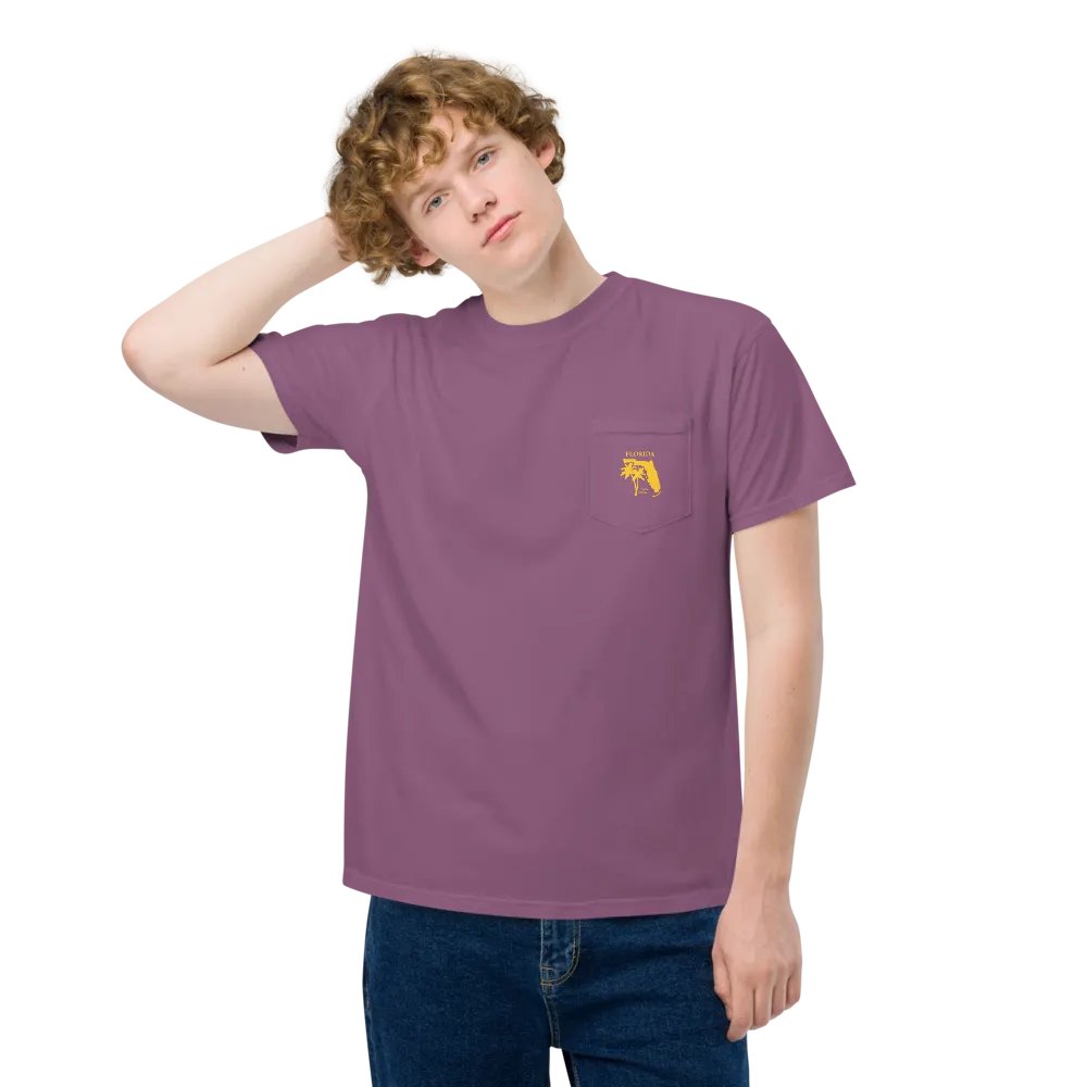 "Lido" Beach Pocket Tee Front & Back product image (11)