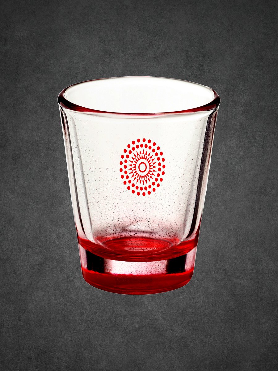 CIRCLE: Clear "Red" Shot Glass – 1.75 oz. product image (1)
