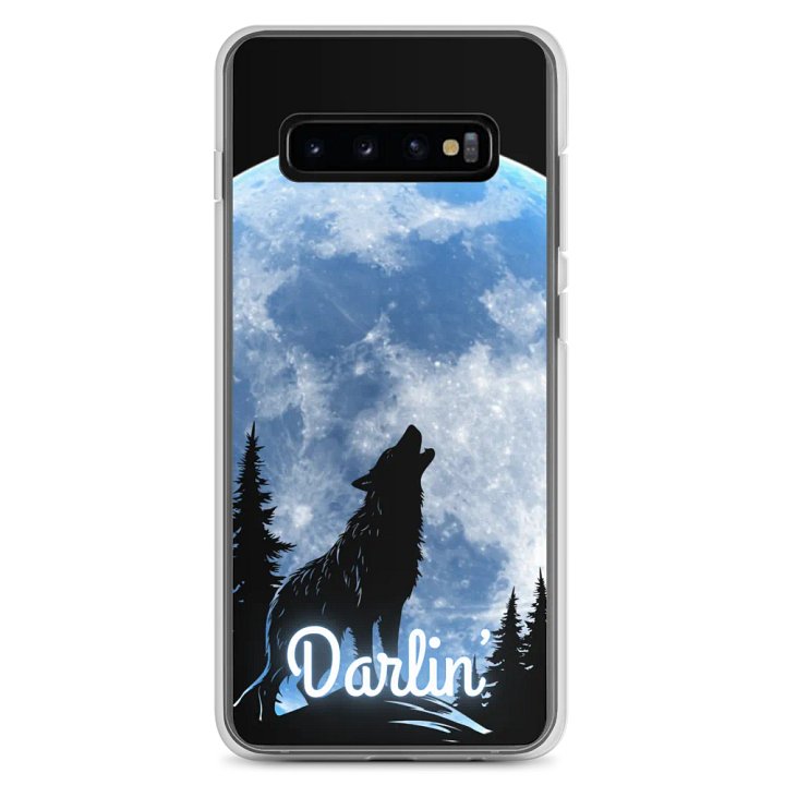 Darlin' Wolf Moon Clear Samsung® Case product image (7)