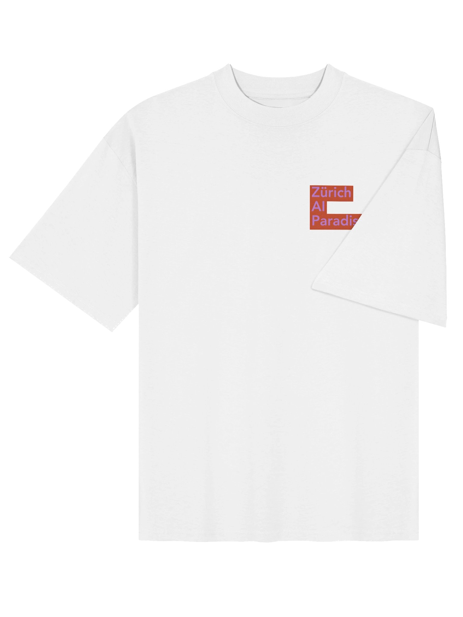 T-shirt Oversized Zurich AI Paradise Red/Pink product image (6)