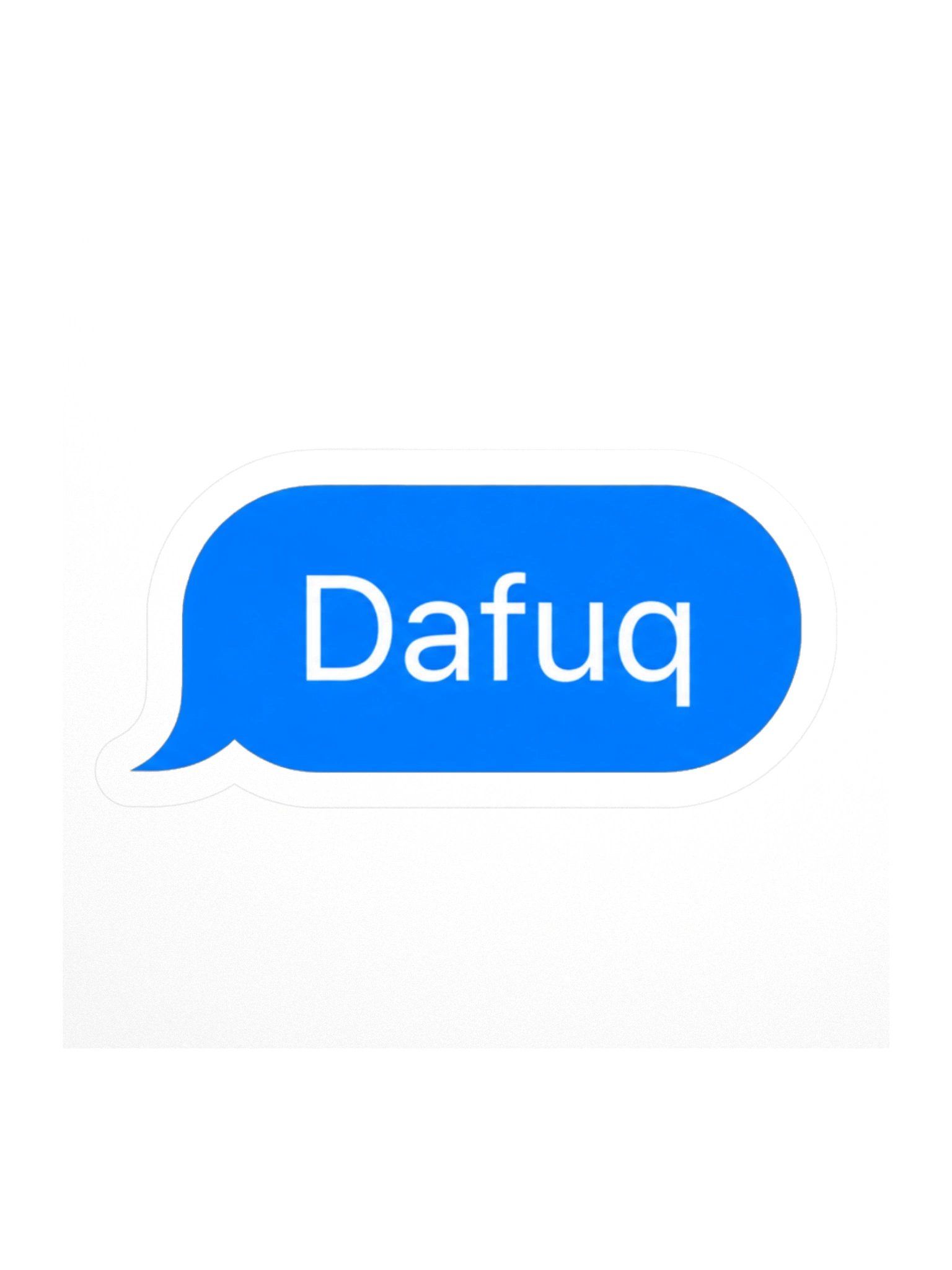 Dafuq Text Sticker product image (1)