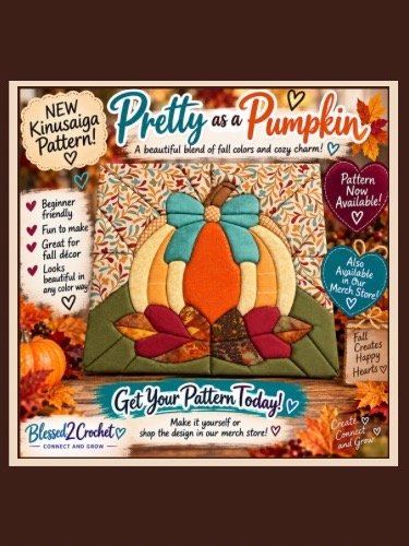 Pretty As A Pumpkin Kinusaiga Pattern product image (1)