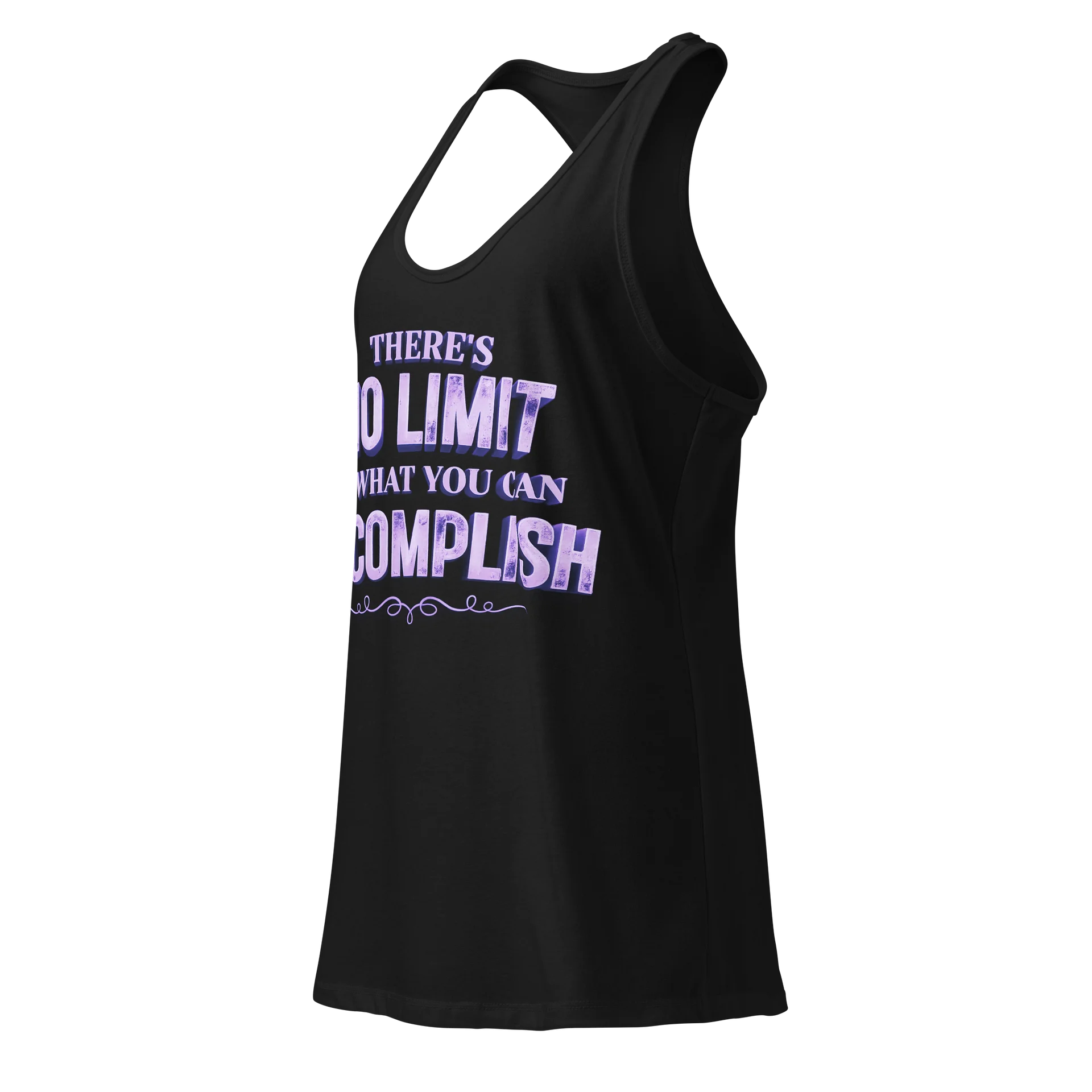 There's No Limit To What You Can Accomplish Racerback Tank Top product image (3)