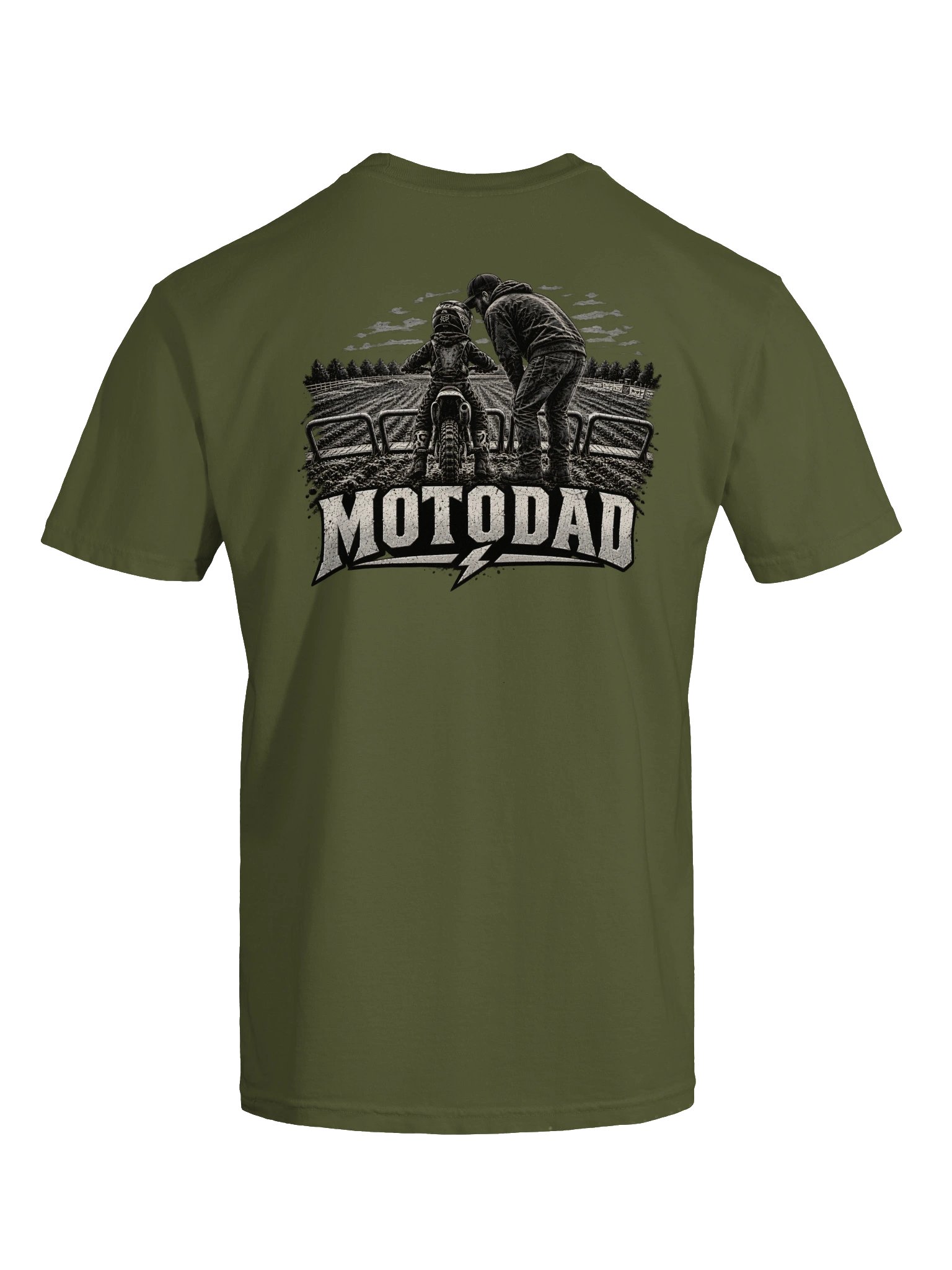 Moto Dad Adult Comfort Colors Shirt product image (11)
