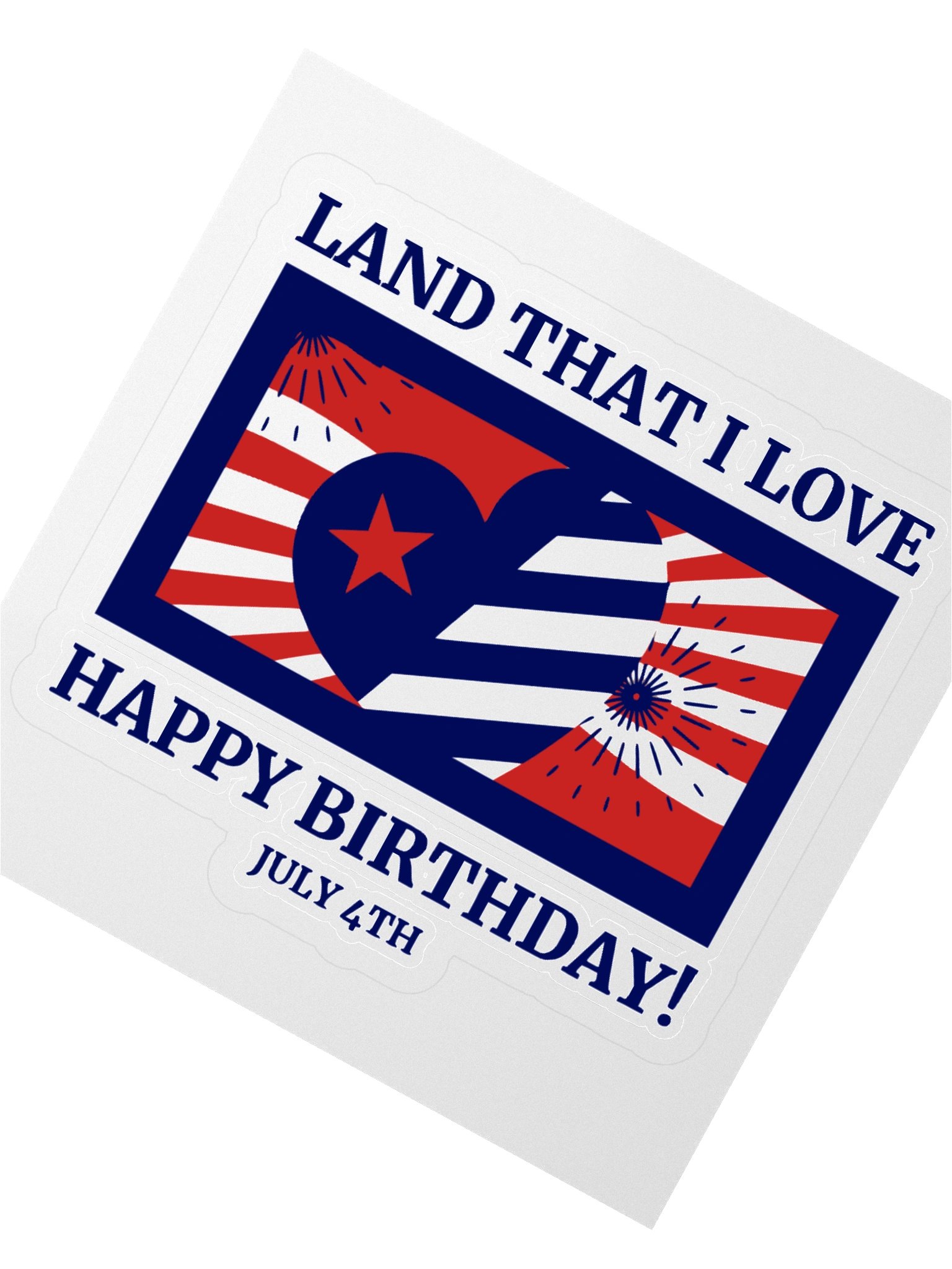Patriotic 4th of July Kiss Cut Stickers product image (2)