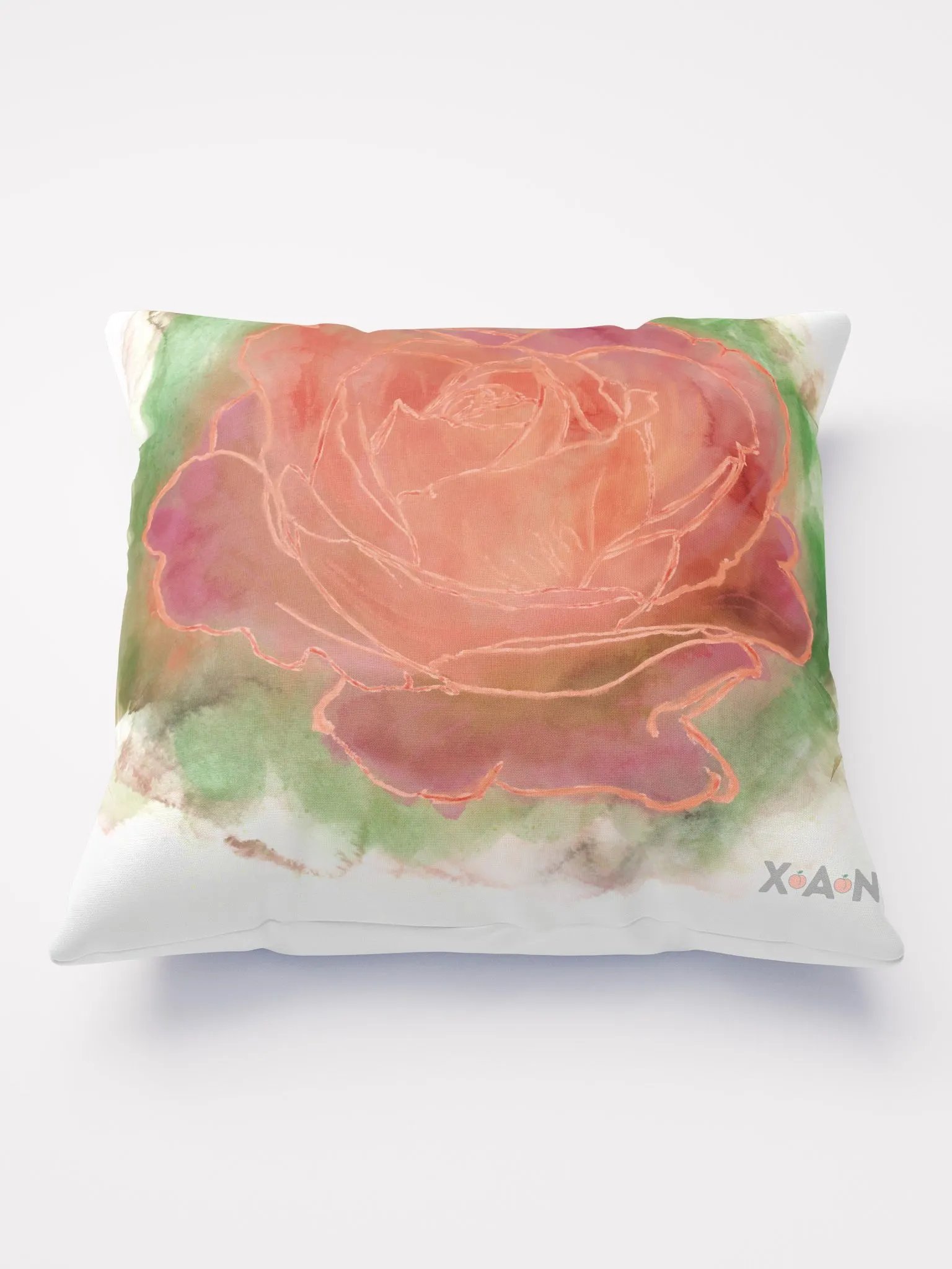 Rose Watercolour (cushion.) product image (2)