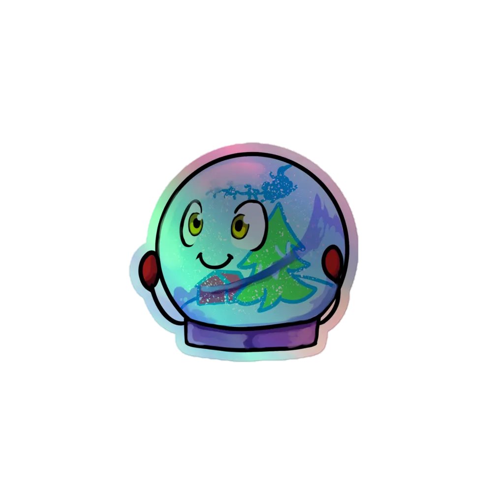 Shiny Snowglobe Sticker product image (1)