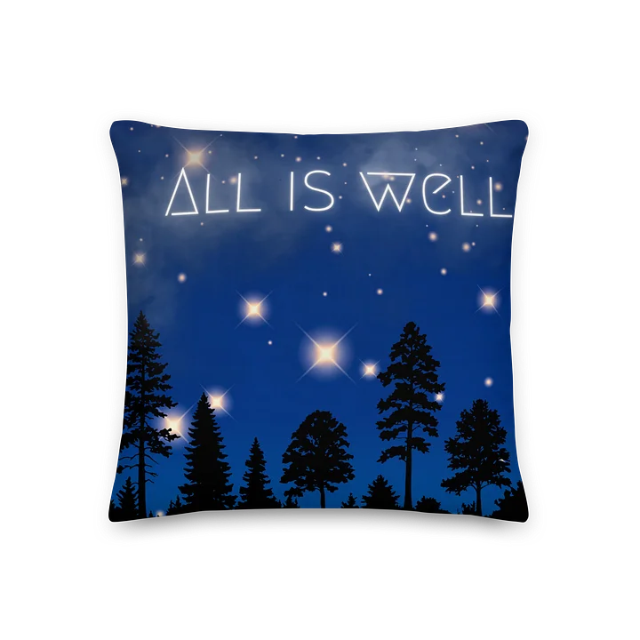 All is Well Throw Pillow product image (1)