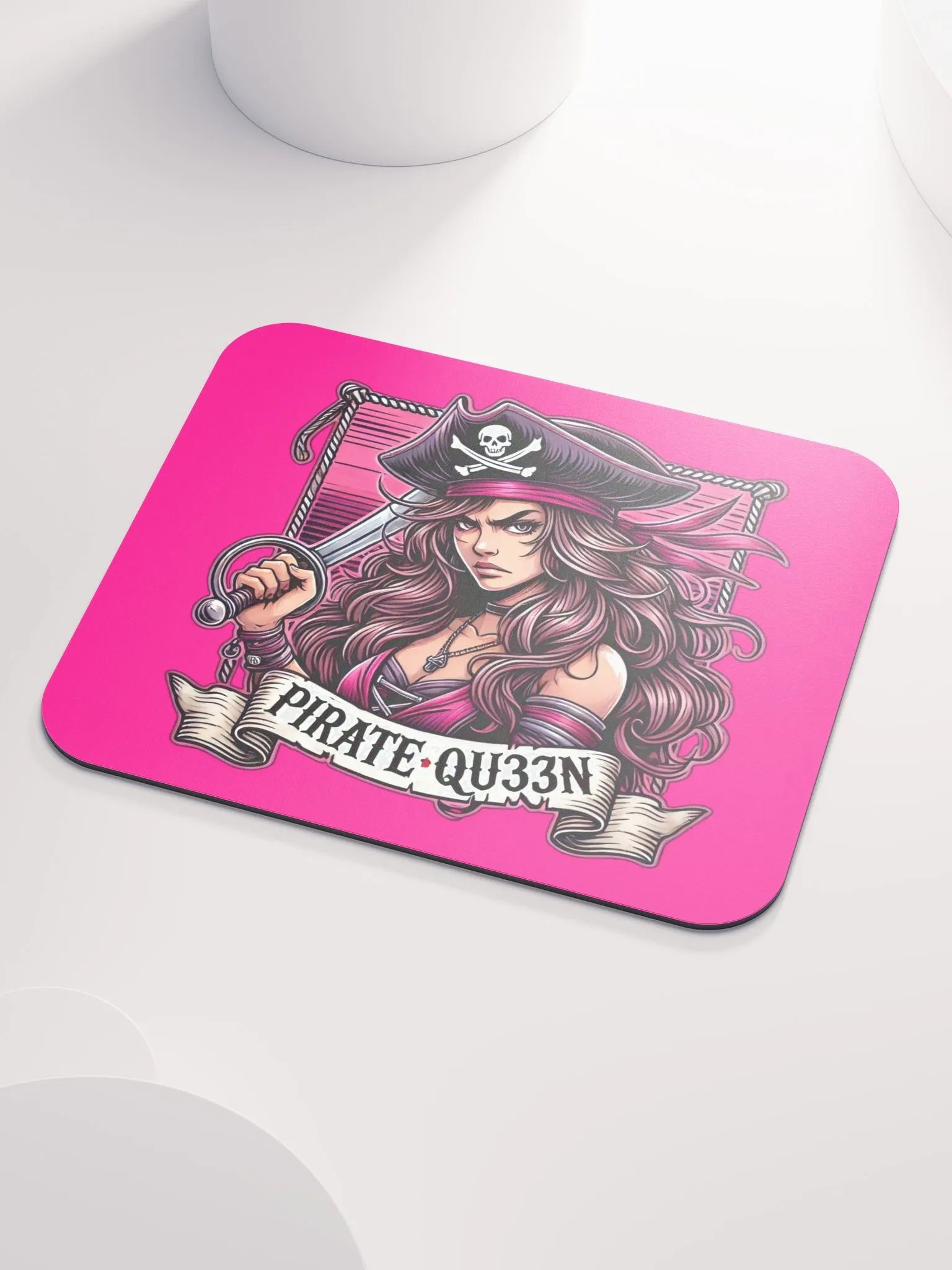PirateQueen Mouse Pad Pink product image (6)