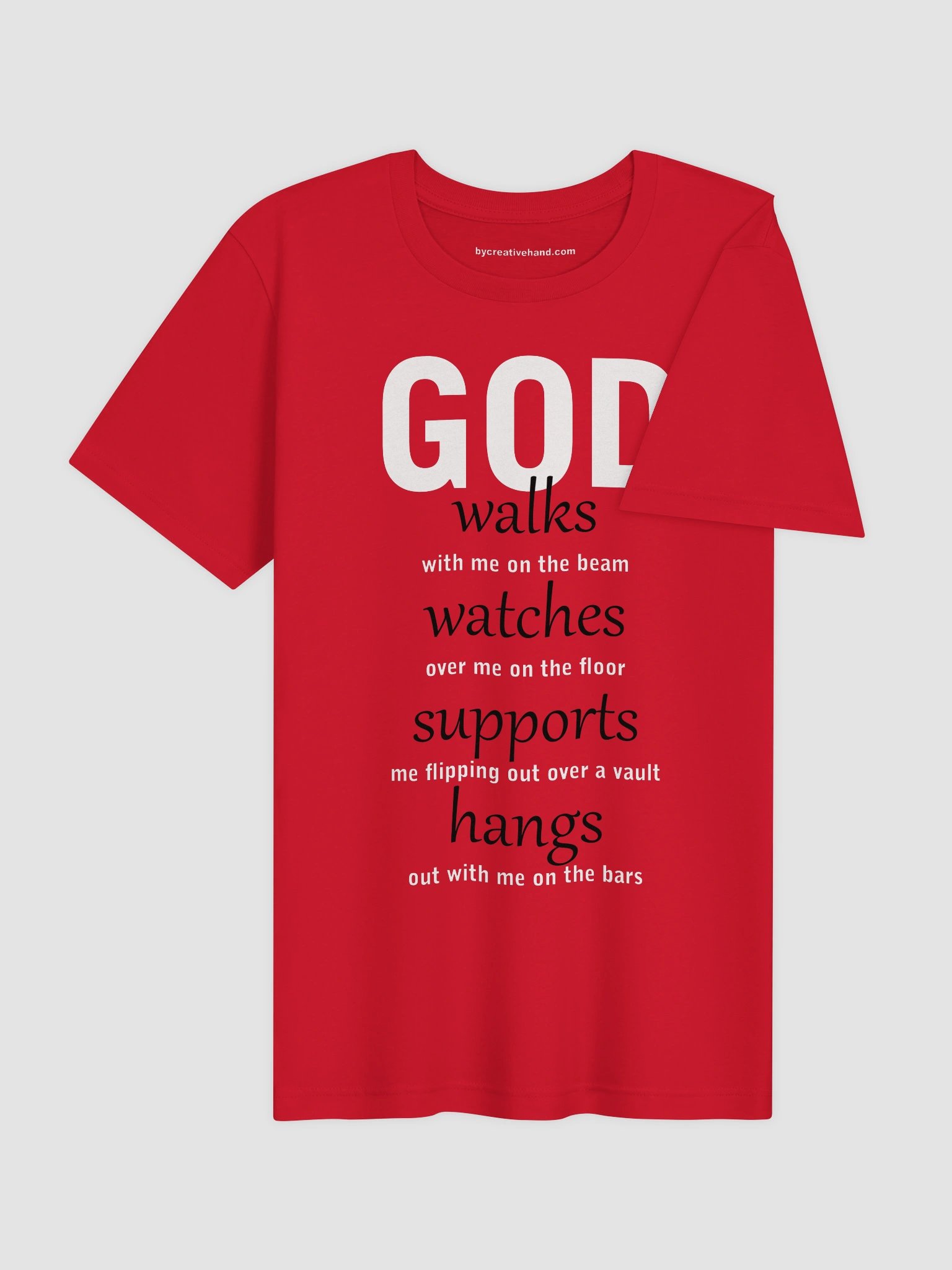 God walks-watches-supports-hangs T-Shirt BWTX product image (4)