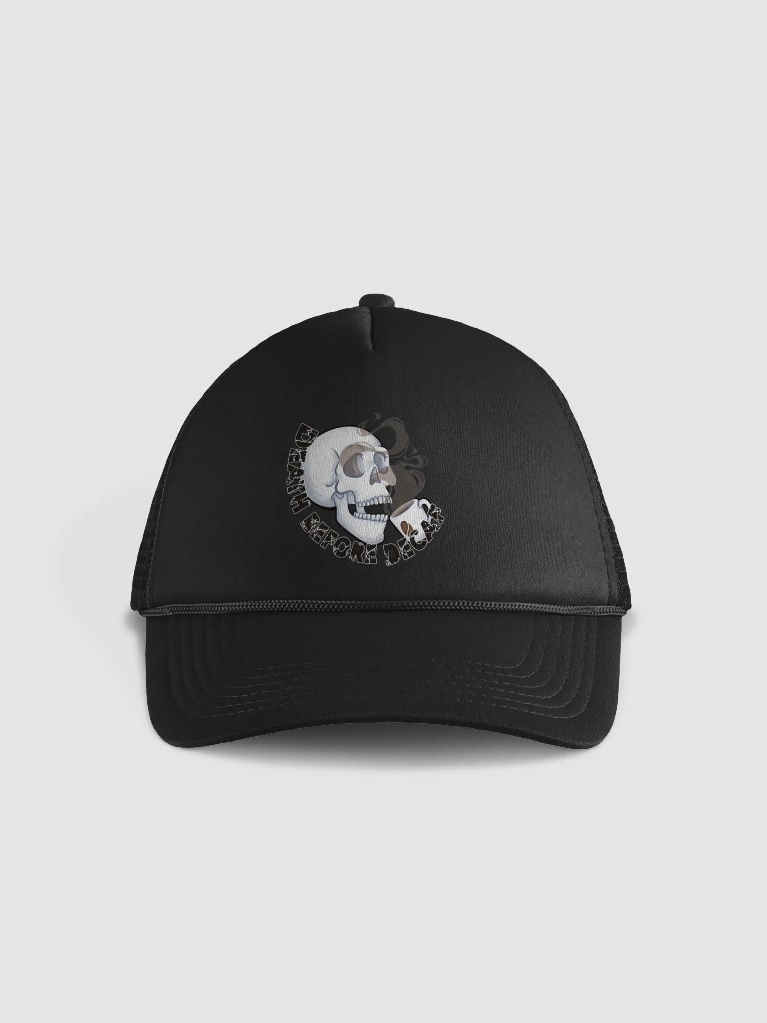 Death Before Decaf Foam Hat product image (1)