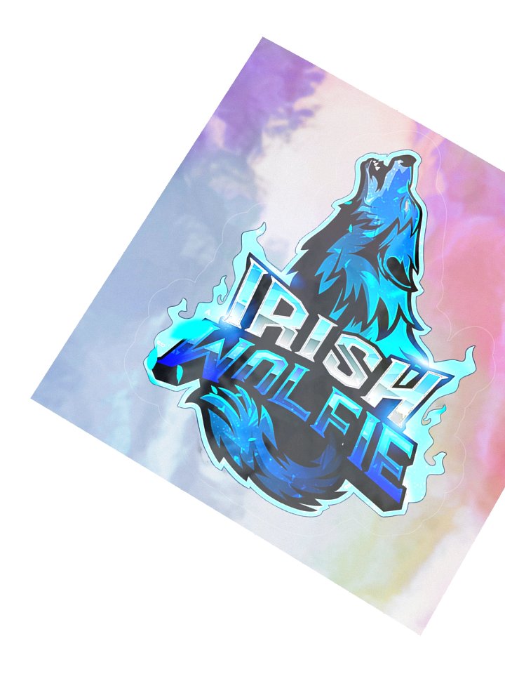 Official Irish Wolfie Holographic Sticker product image (4)
