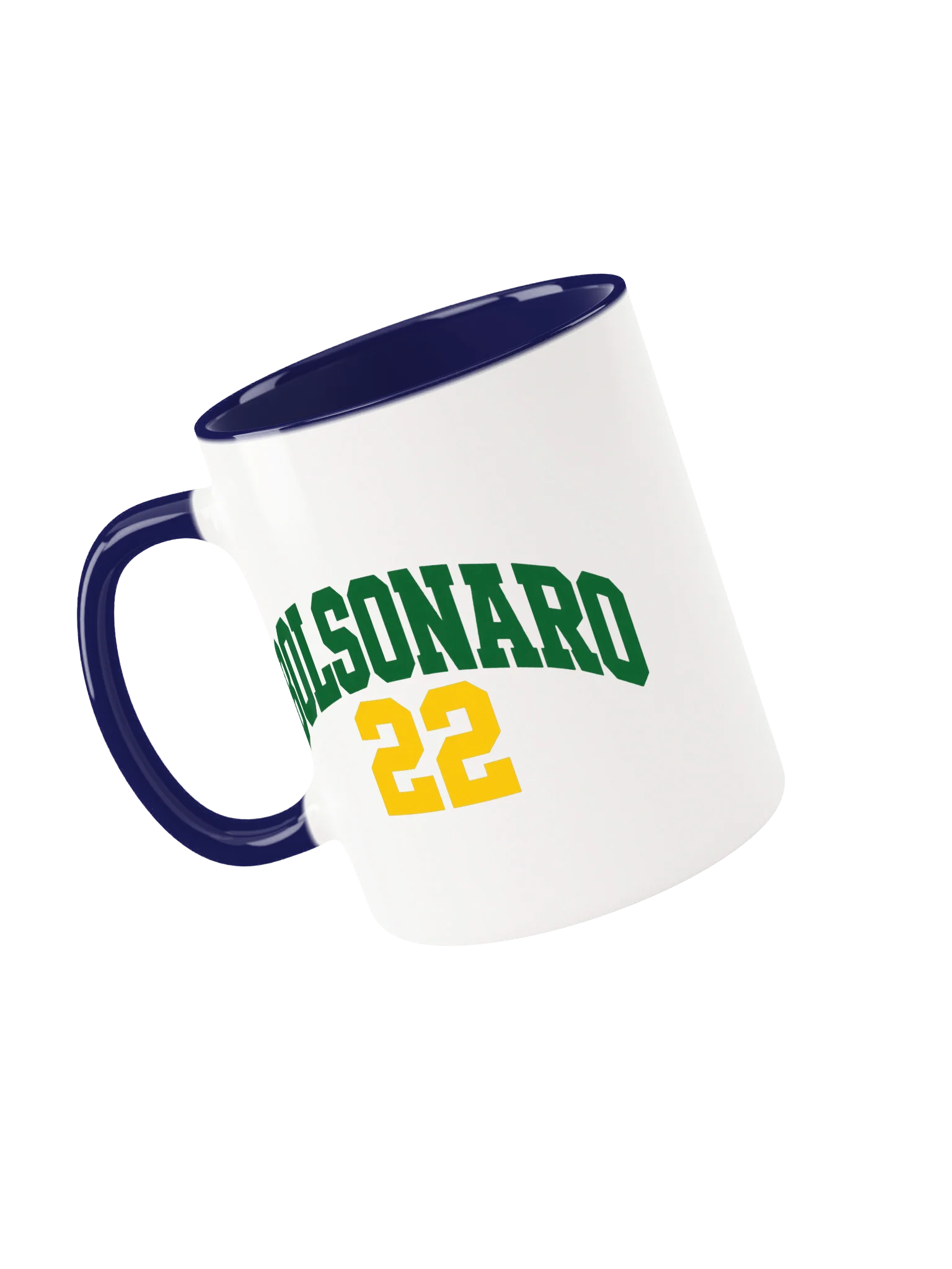 Caneca Duplo Design - Bolsonaro 22 – Make Brazil Great Again | Double Design Mug - Bolsnaro 22 - Make Brazil Great Again product image (3)
