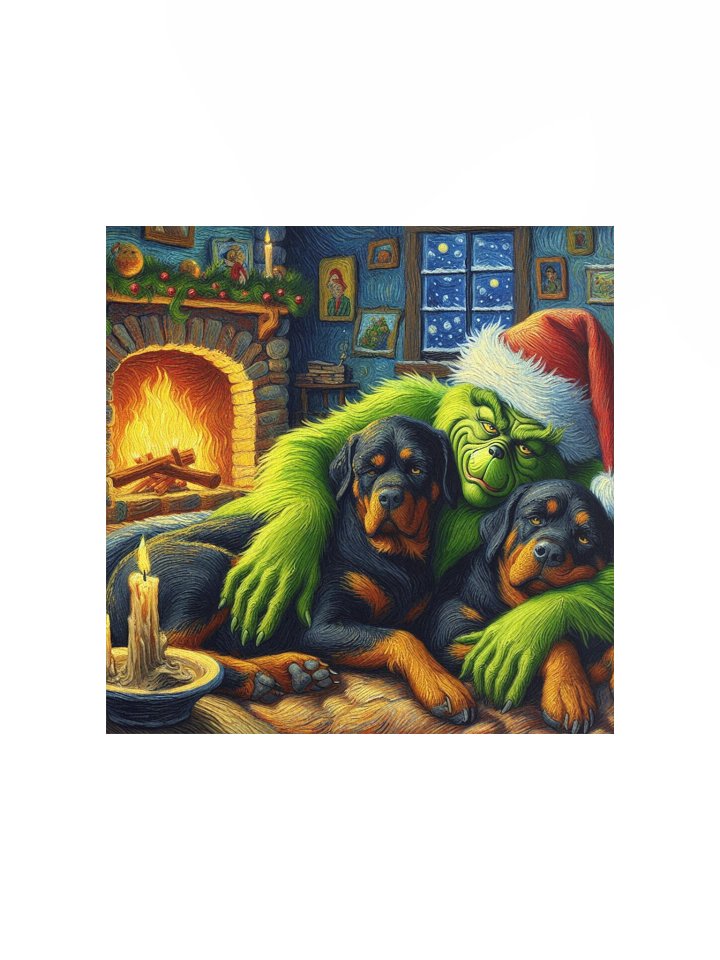 Grinch who stole Rottweilers Matte Poster product image (3)