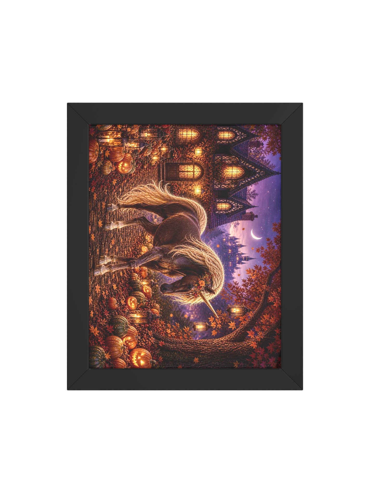 Halloween Unicorn Framed Poster product image (46)