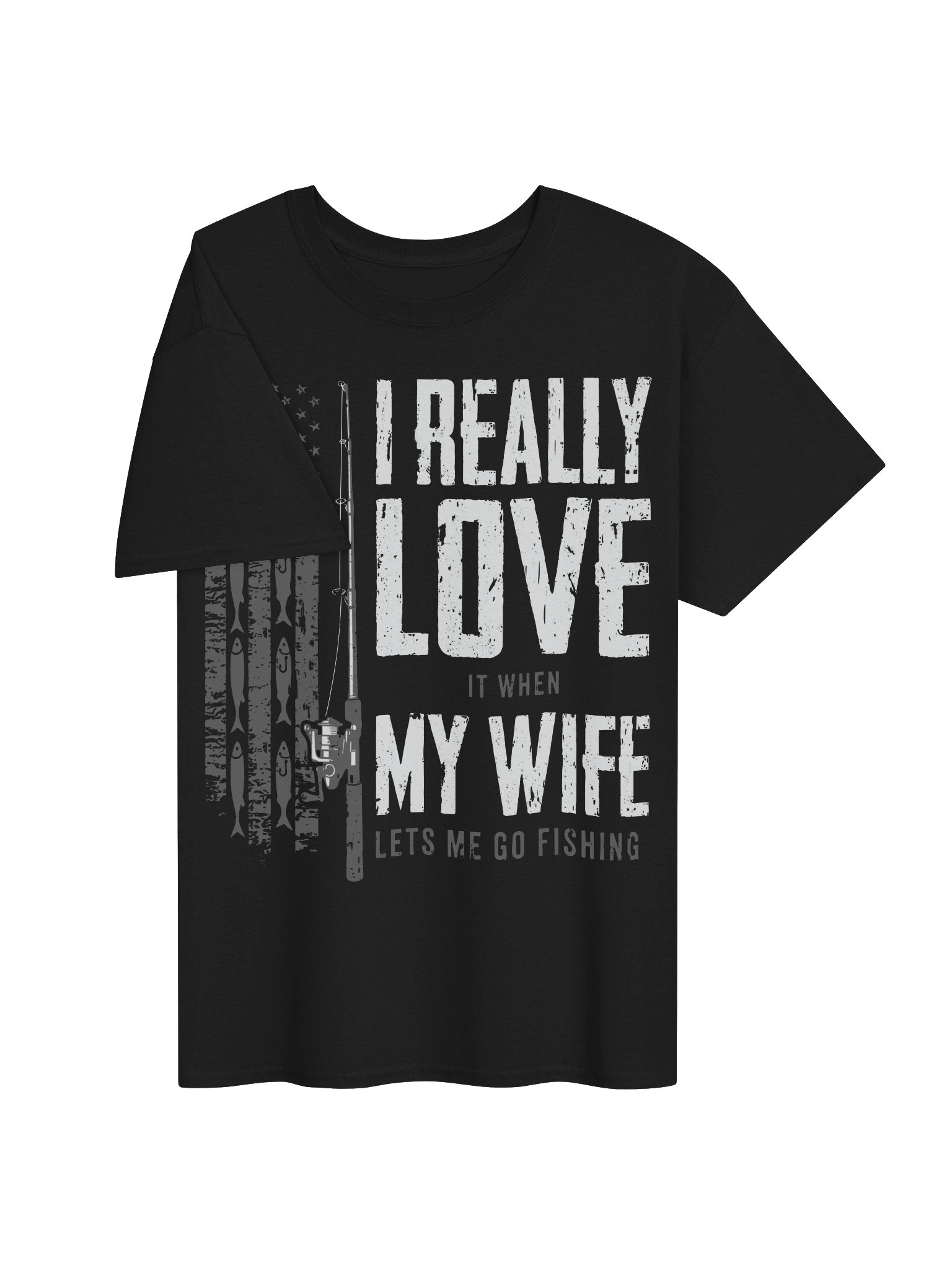 I Love My Wife Funny Fishing Shirt product image (3)