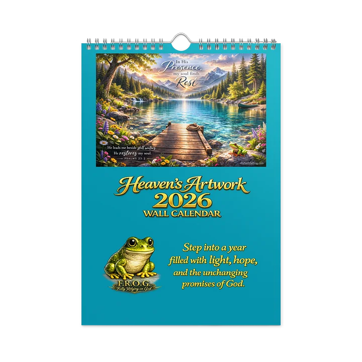 Heaven's Artwork 2026 Wall Calendar product image (1)