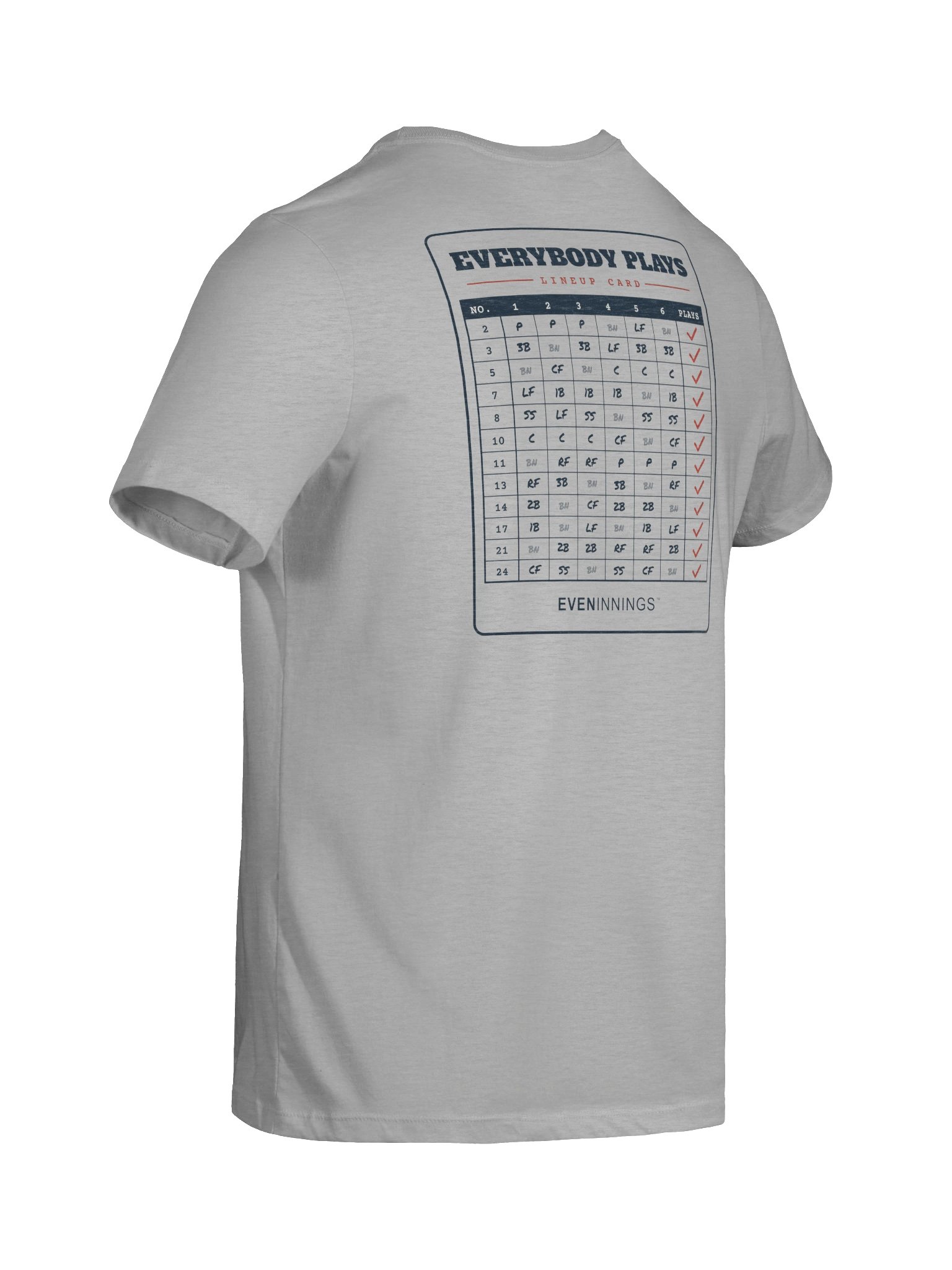 Everybody Plays — Lineup Card Women's Tee product image (10)