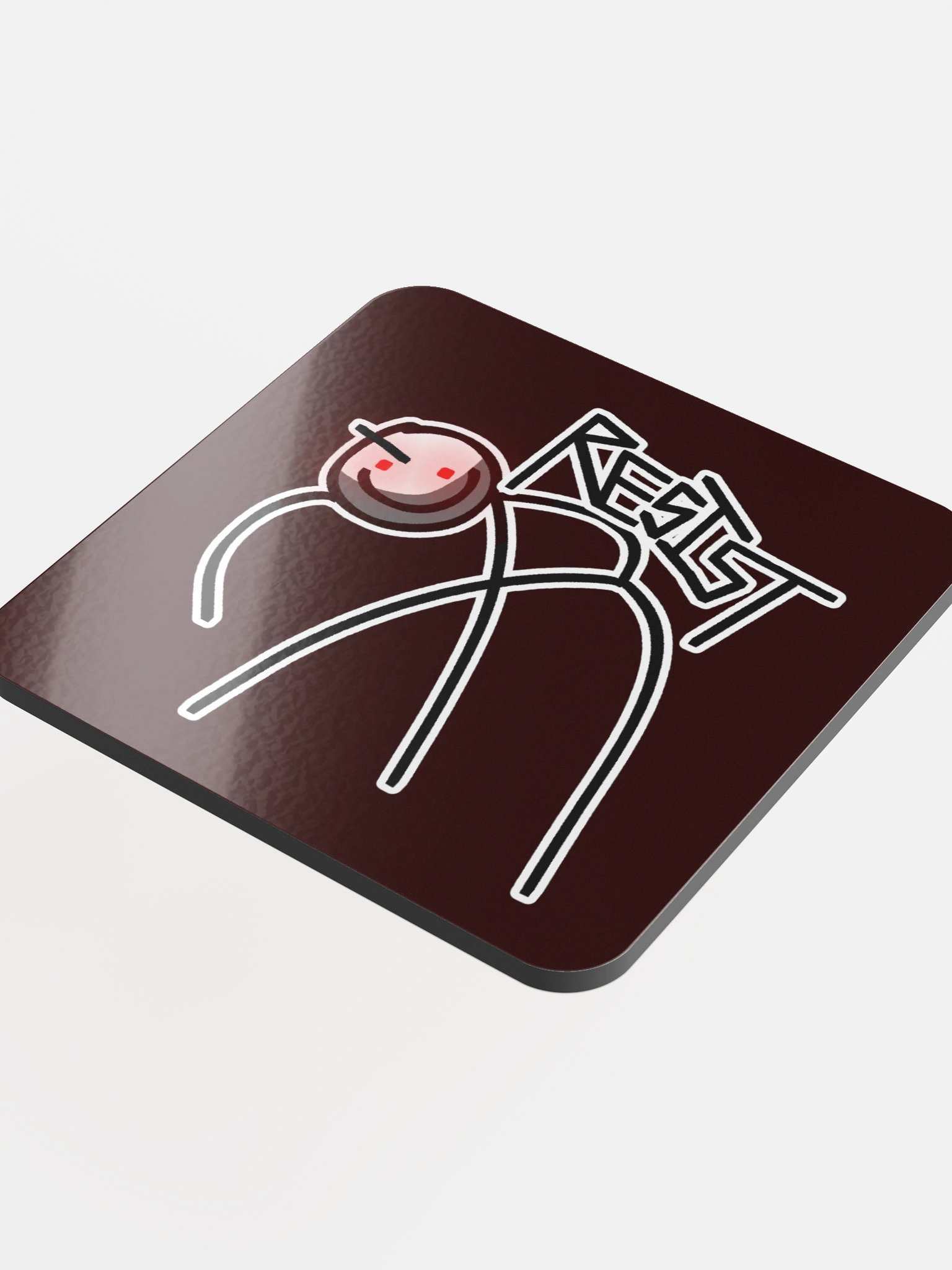 Evil Sticky 'Resist' Coaster product image (4)