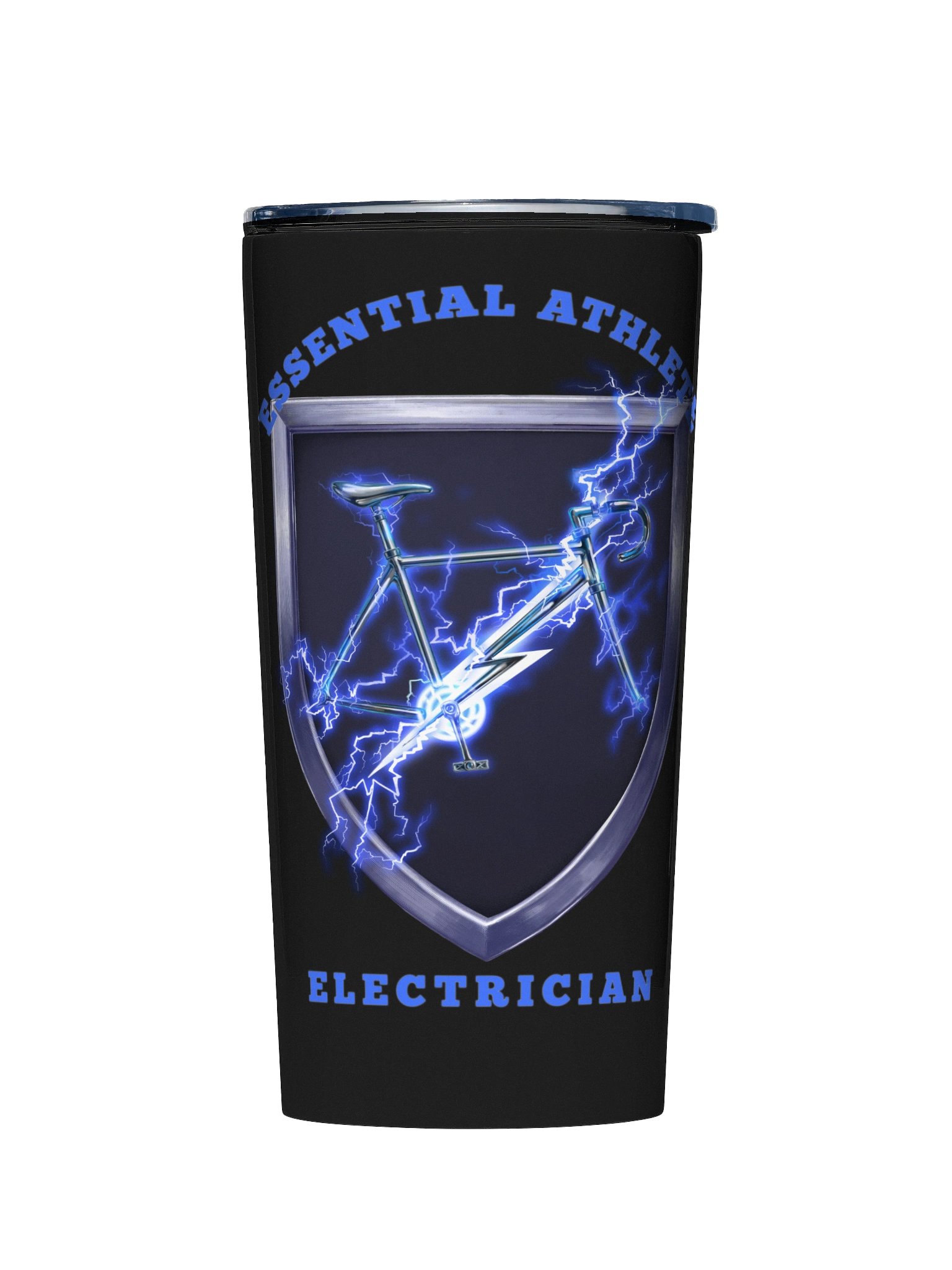 Shield Series: Electrician Edition (Black) Tumbler product image (1)