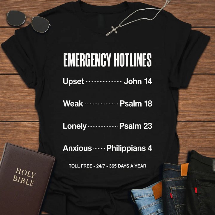 Emergency Hotlines T-Shirt product image (1)