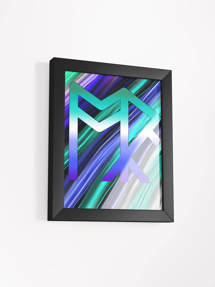 ToRk Rune Framed High-Quality Matte Poster (Gay Tones) product image (15)