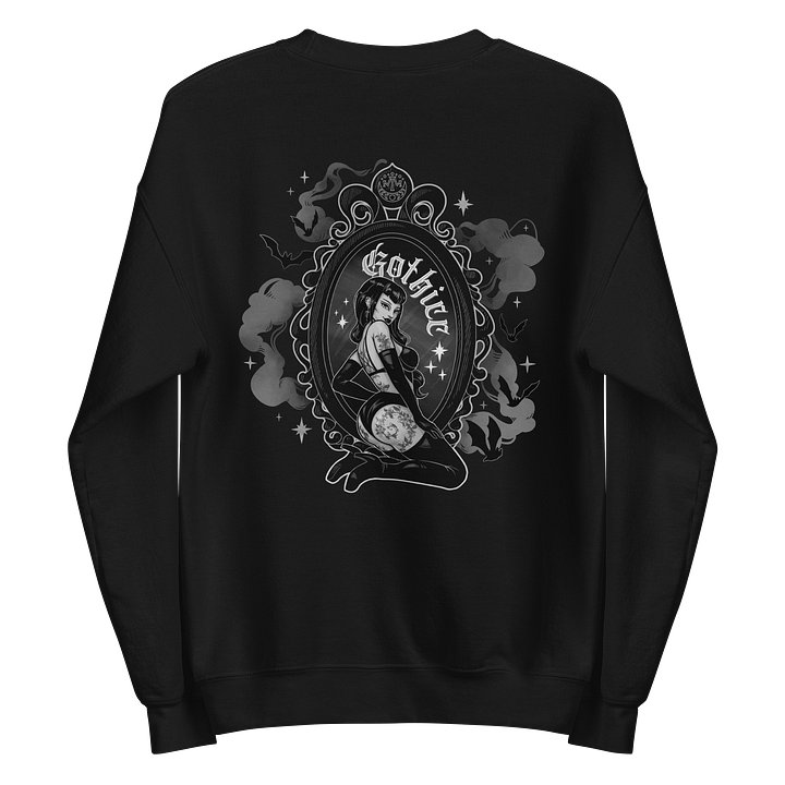 𝖌𝖔𝖙𝖍𝖎𝖈𝖈 sweatshirt (back print) product image (2)