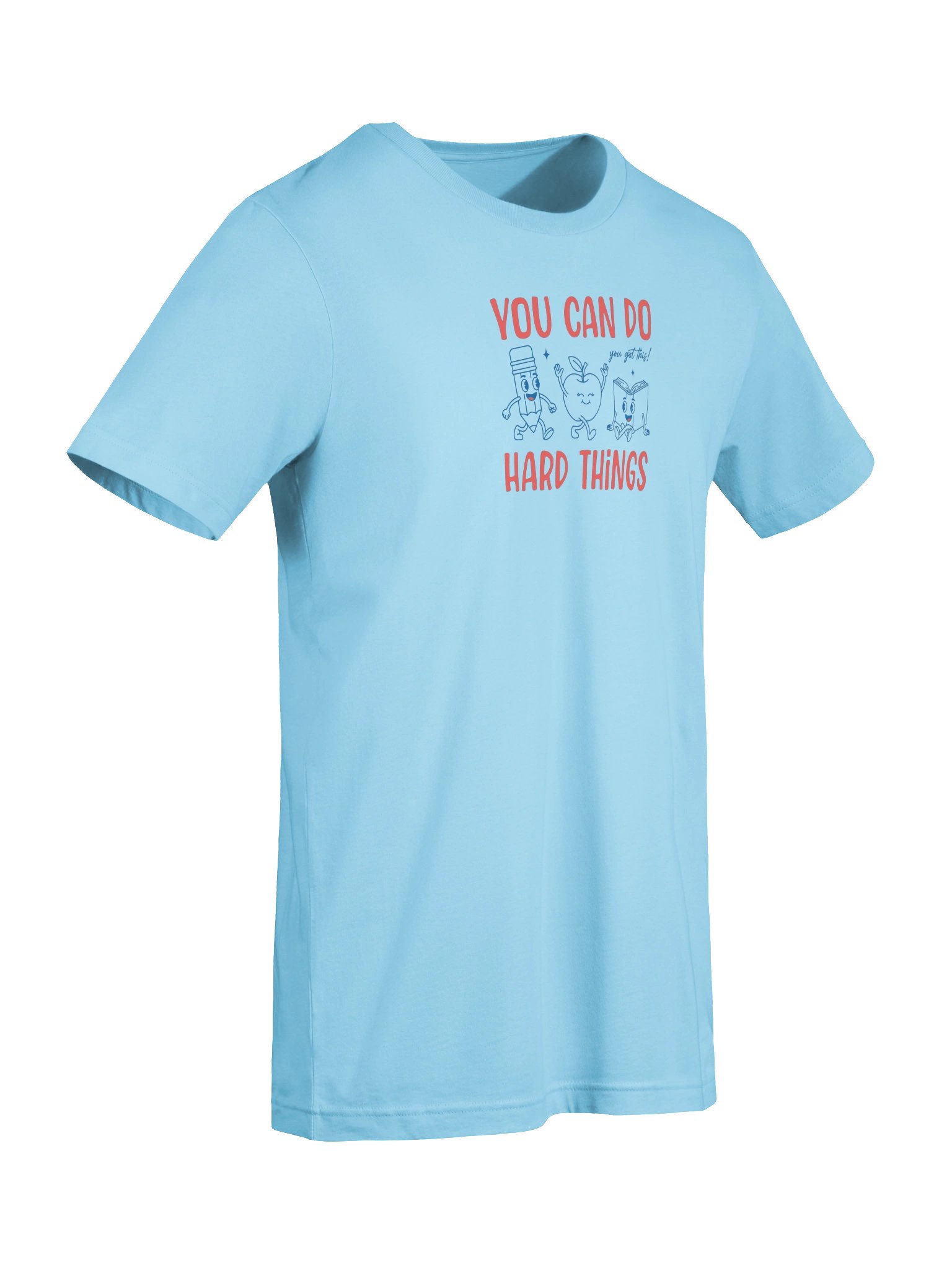 Teacher T-shirt You Can Do Hard Things Classroom Tee product image (70)
