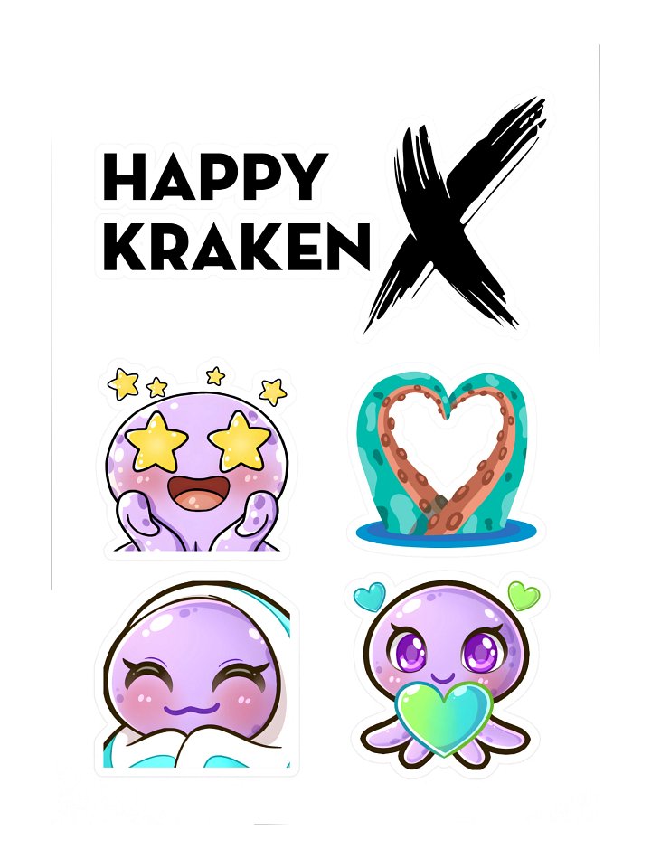 Kraken Sticker Sheet product image (1)